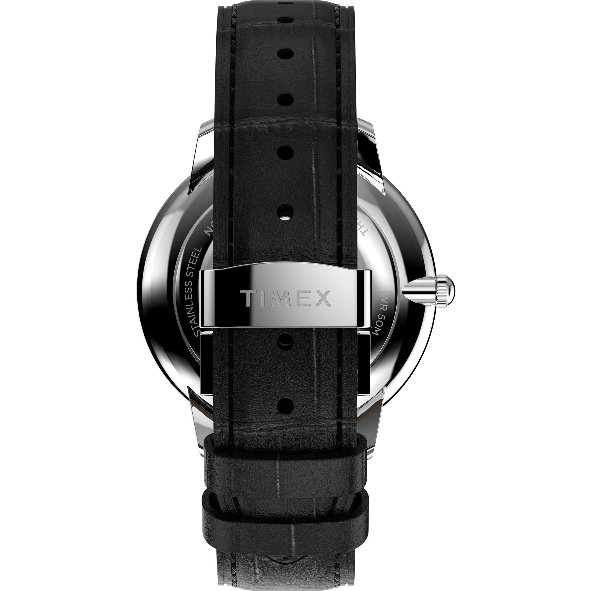 TIMEX Waterbury Black Round Dial Analog Men's Watch - TW2Y23200UJ - Image 3
