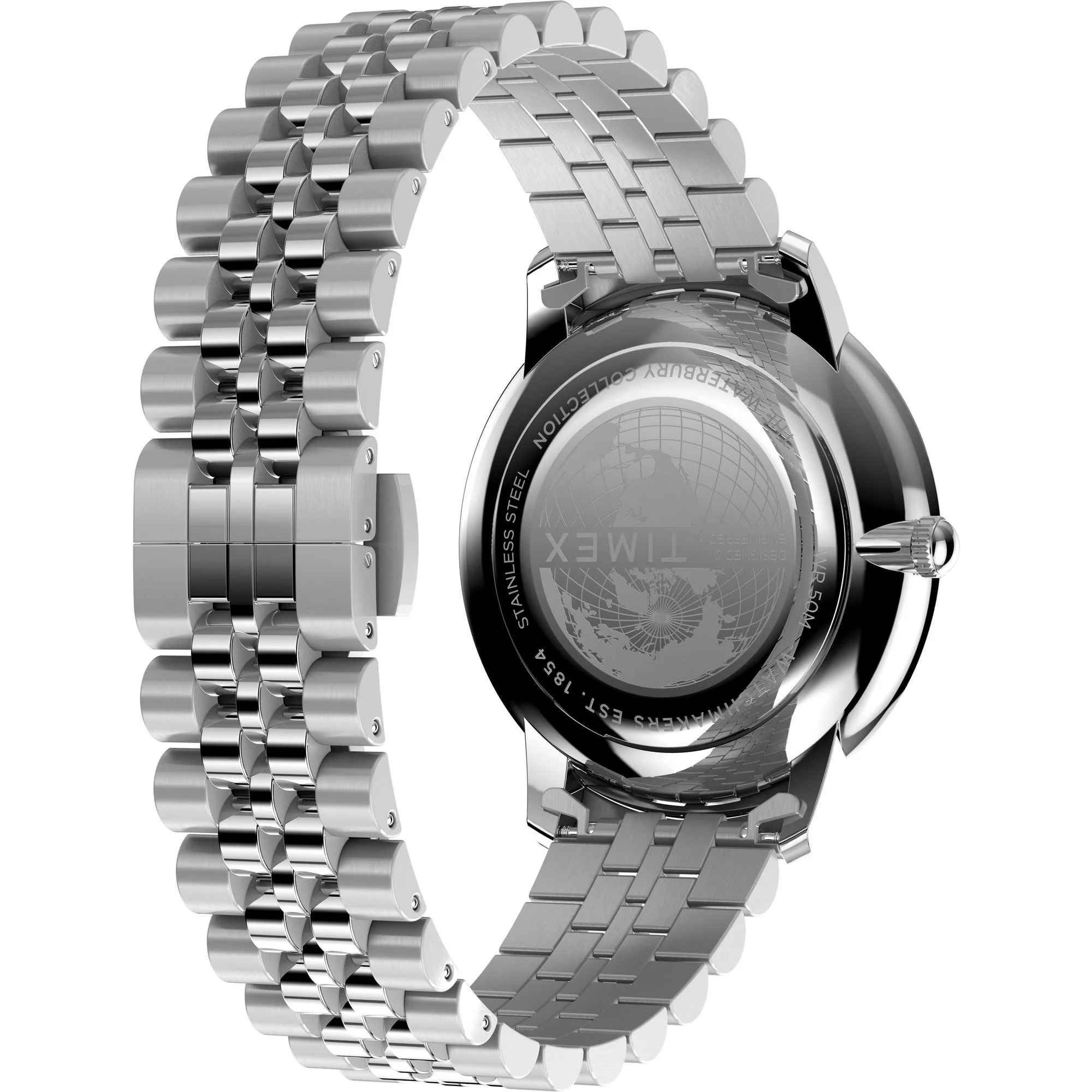TIMEX Waterbury Black Round Dial Analog Men's Watch - TW2Y23300UJ - Image 5