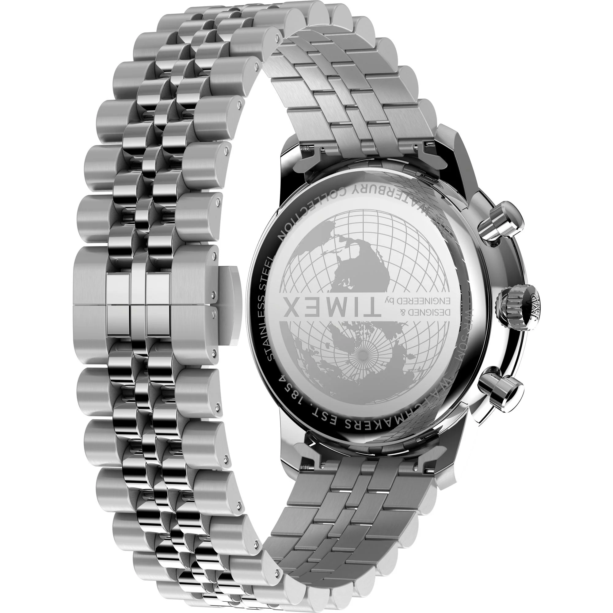 TIMEX Waterbury Black Round Dial Analog Men's Watch - TW2Y23400UJ - Image 5