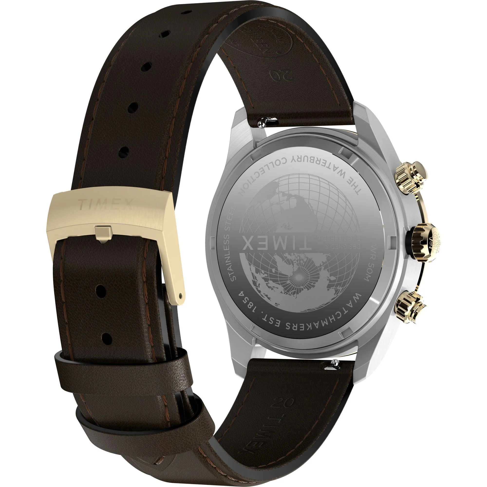 TIMEX Waterbury Black Round Dial Analog Men's Watch - TW2Y24100UJ - Image 5