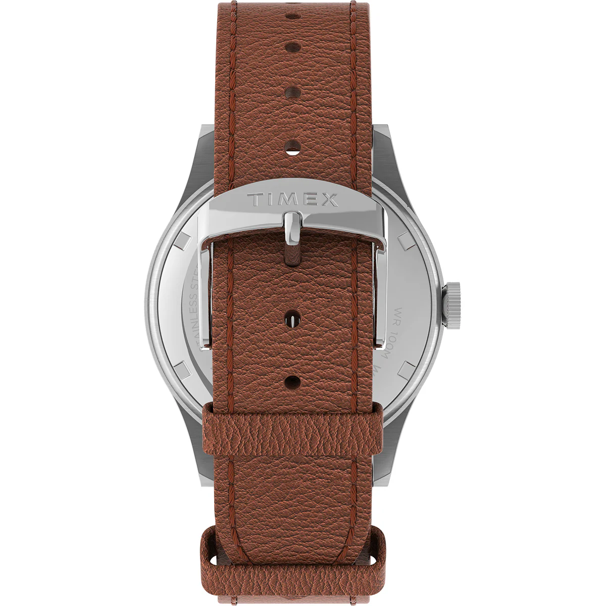 Waterbury Traditional Day-Date 39mm Leather Strap Watch - Image 4