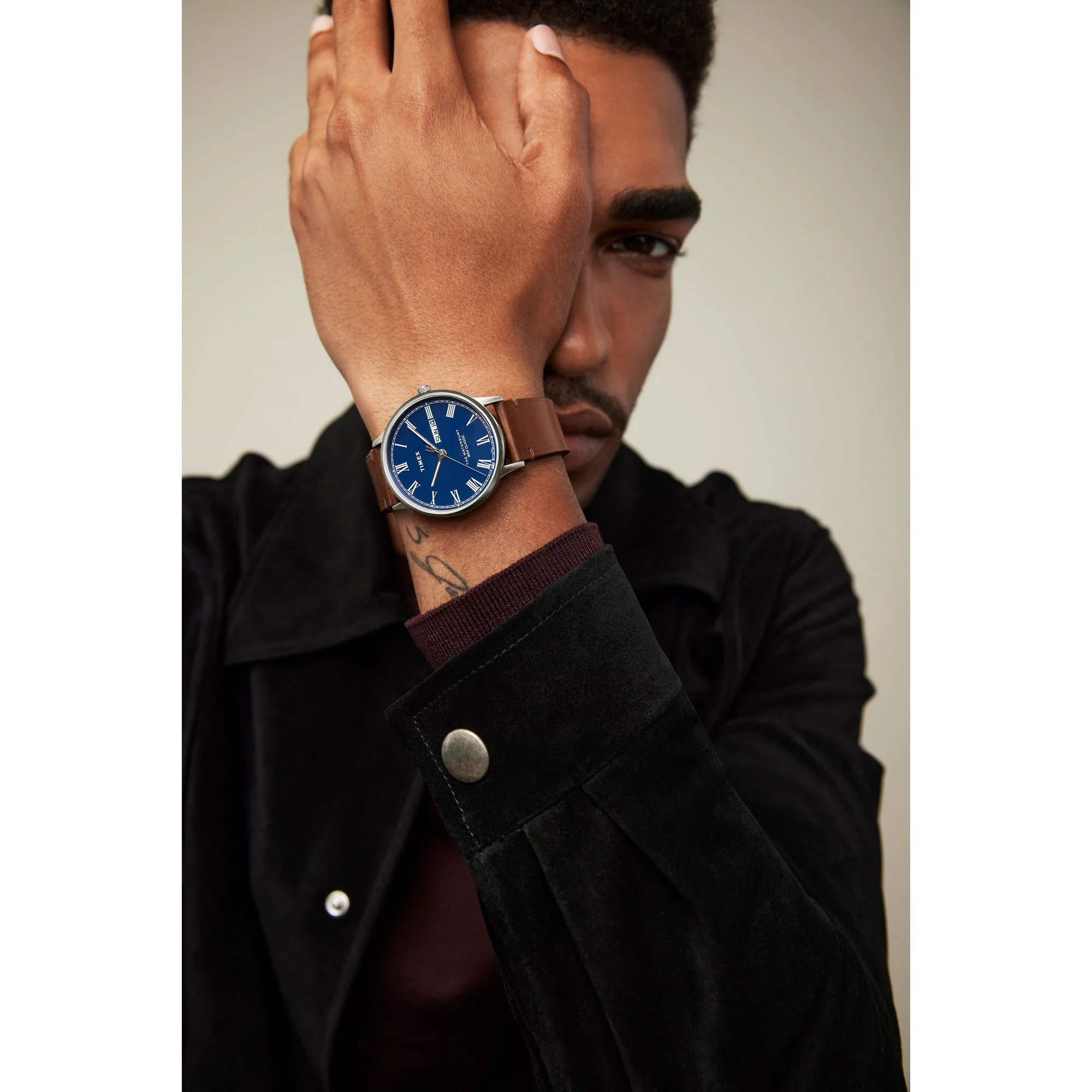 TIMEX WATERBURY Blue Round Dial Analog Men's Watch - TWEG26502 - Image 2