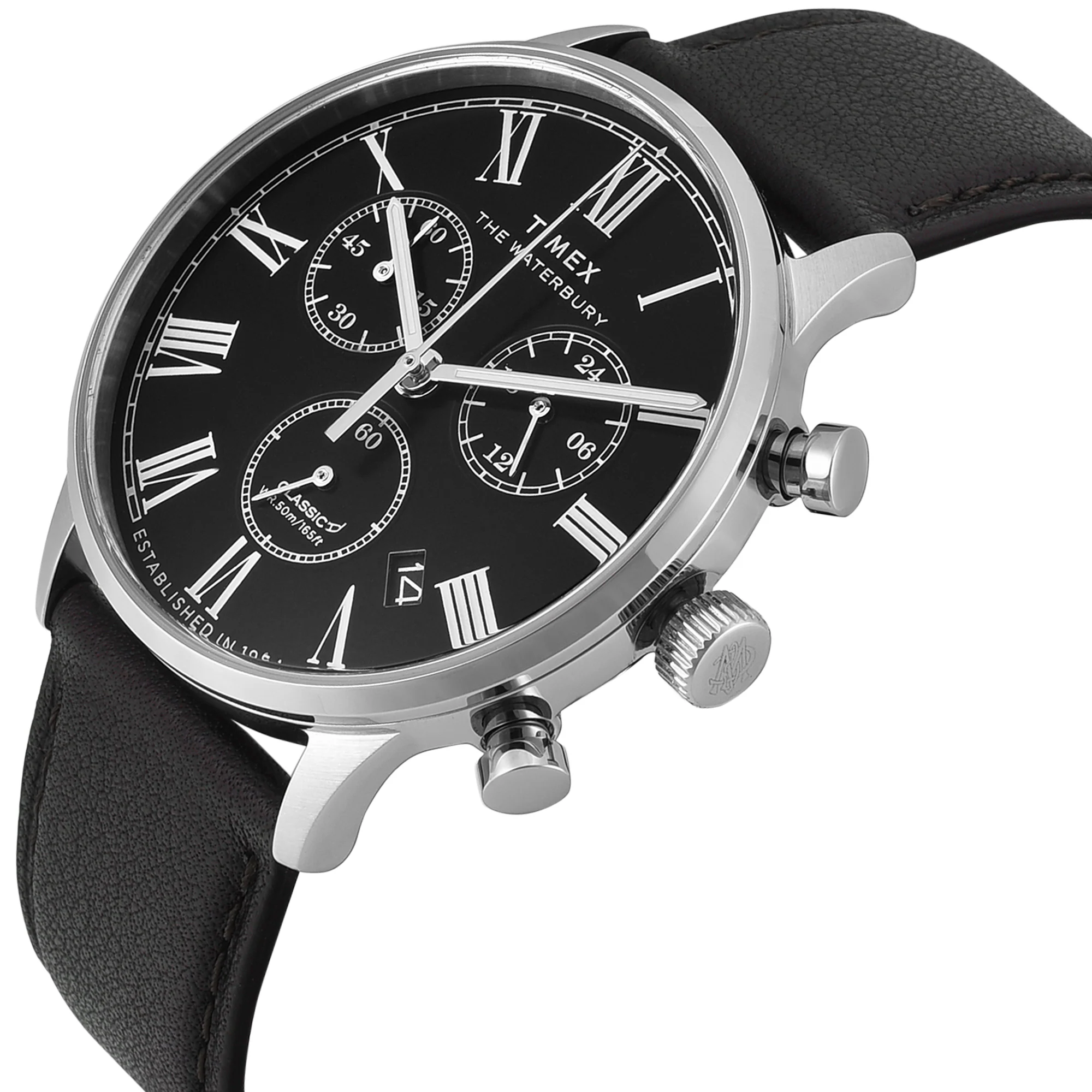 TIMEX Waterbury Classic White Round Dial Analog Men's Watch - TWEG26602 - Image 2