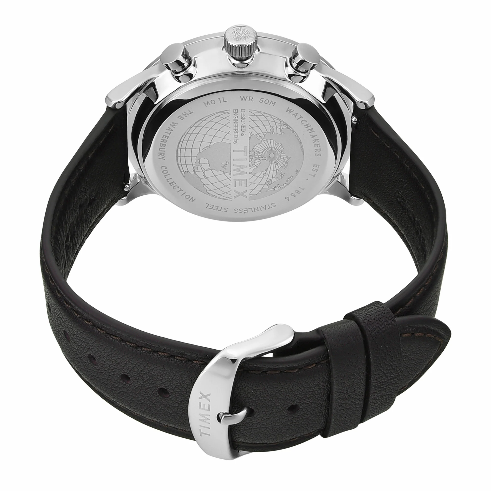 TIMEX Waterbury Classic White Round Dial Analog Men's Watch - TWEG26602 - Image 3