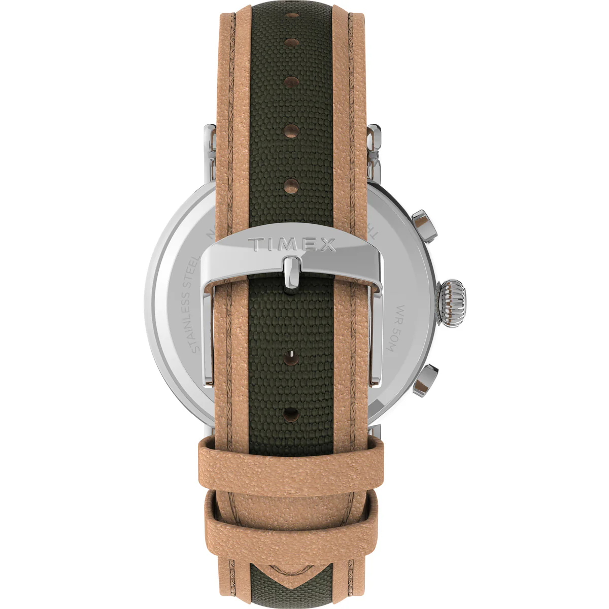 Timex Multifunctonal Men's Analog Cream Dial Coloured Quartz Watch, Round Dial with 41 mm Case width - TW2U58100UJ - Image 3