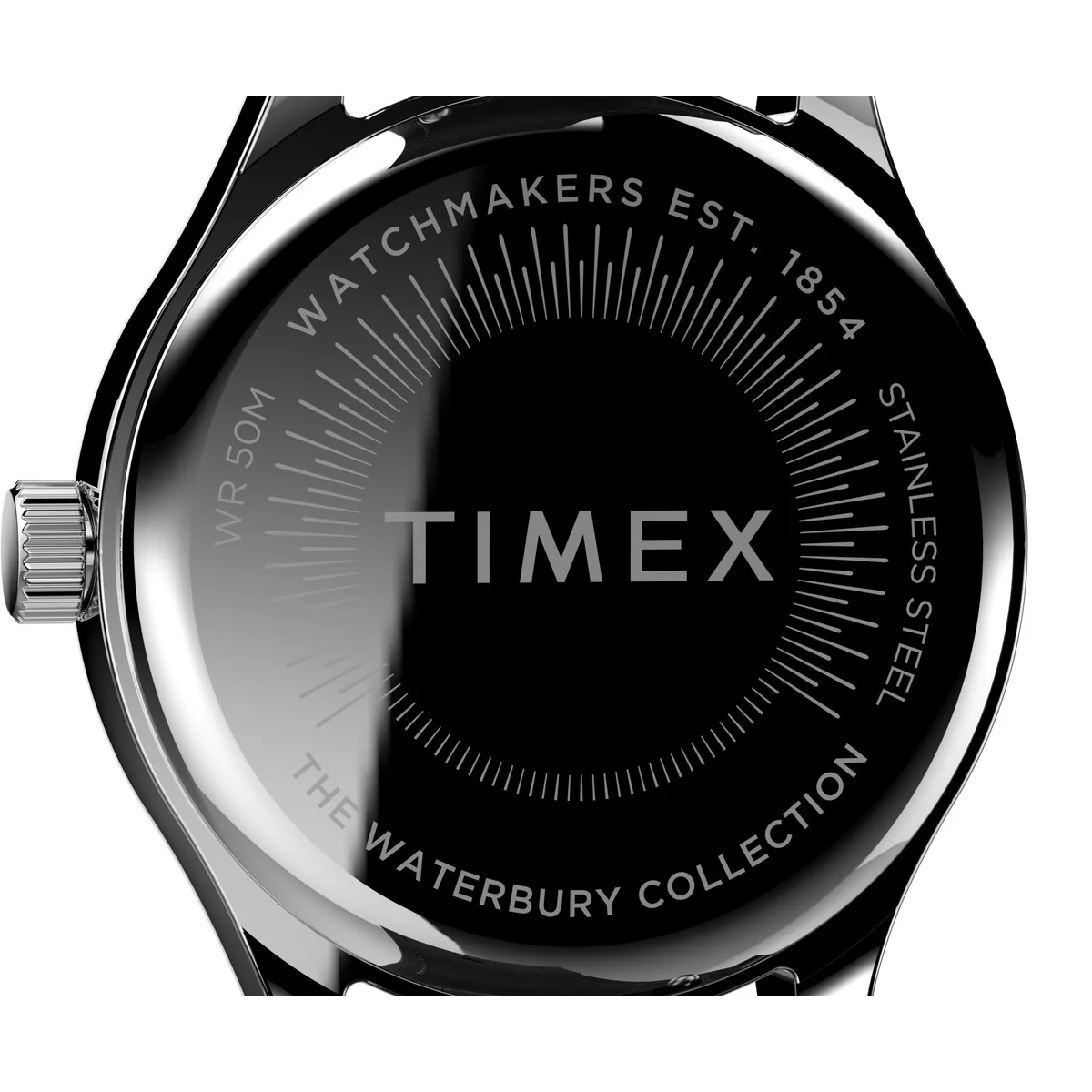 Waterbury Traditional 34mm Leather Strap Watch - Image 4