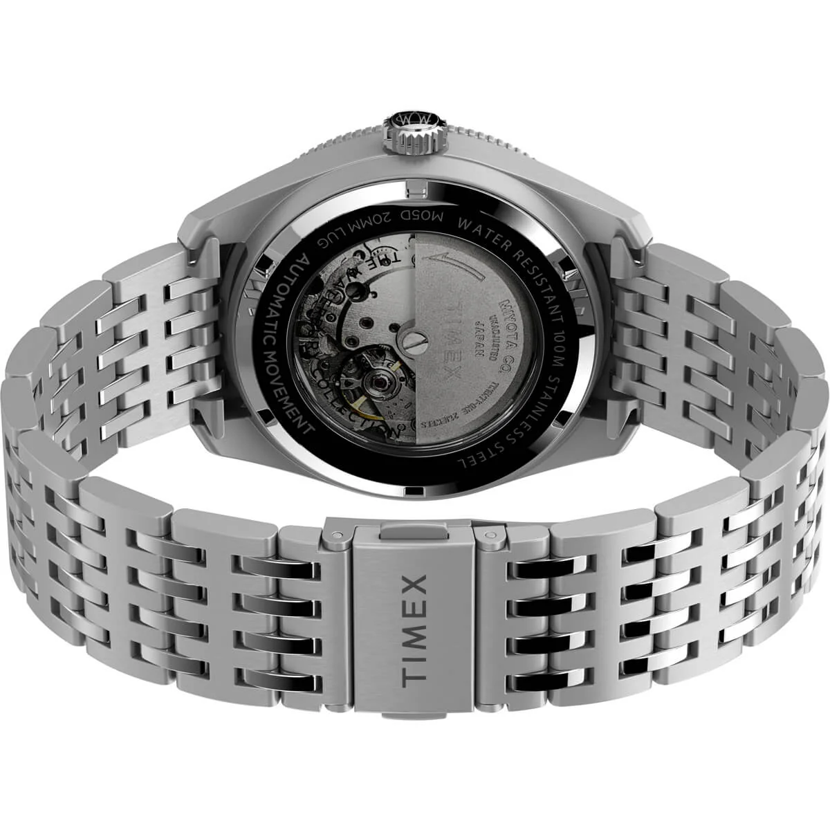 Timex Heritage Collection Men's Mechanical Automatic Wind Stainless Steel Dial Round Case Automatic Function Watch -TW2V24900 - Image 4