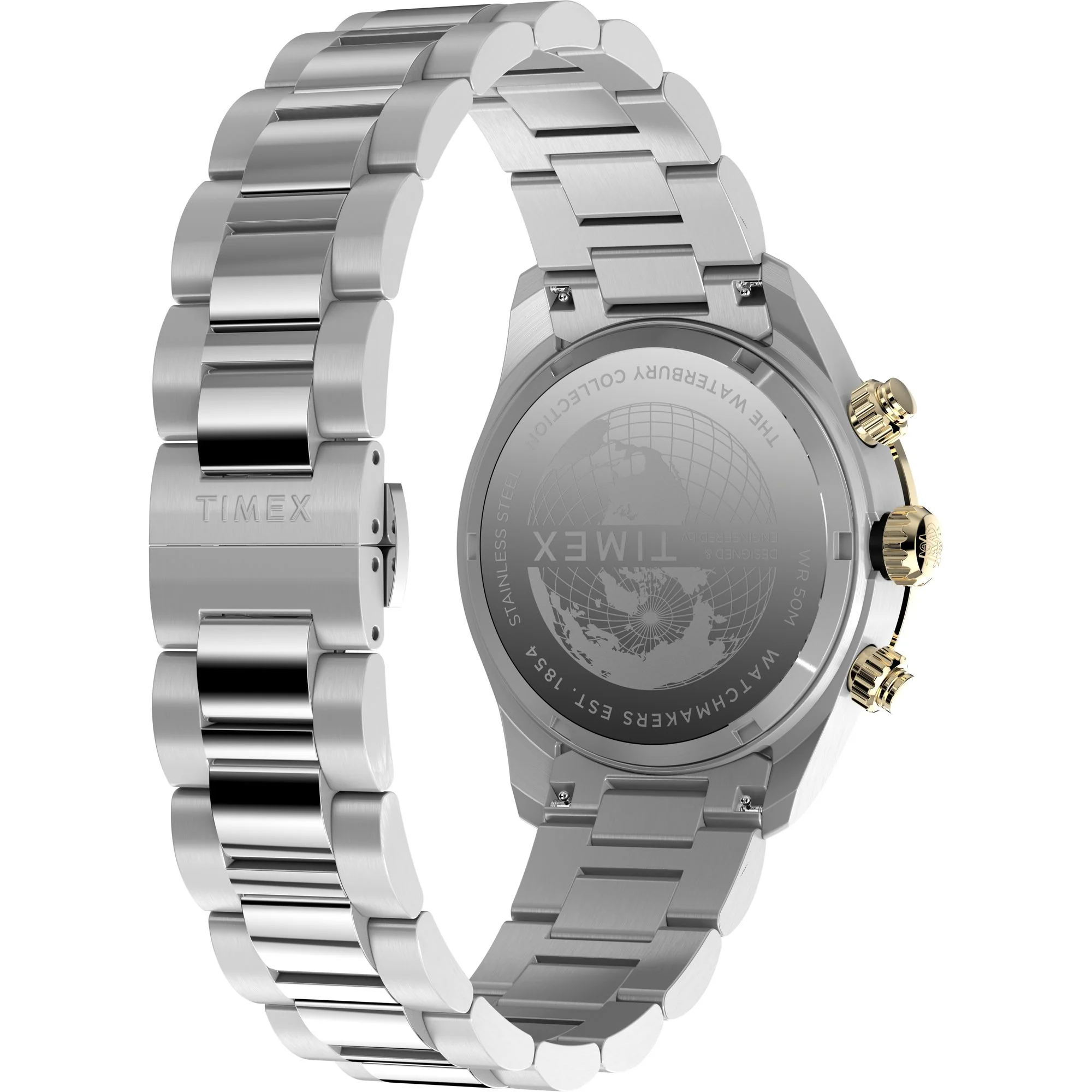 TIMEX Waterbury Heritage Black Round Dial Analog Men's Watch - TW2Y24000IK - Image 5