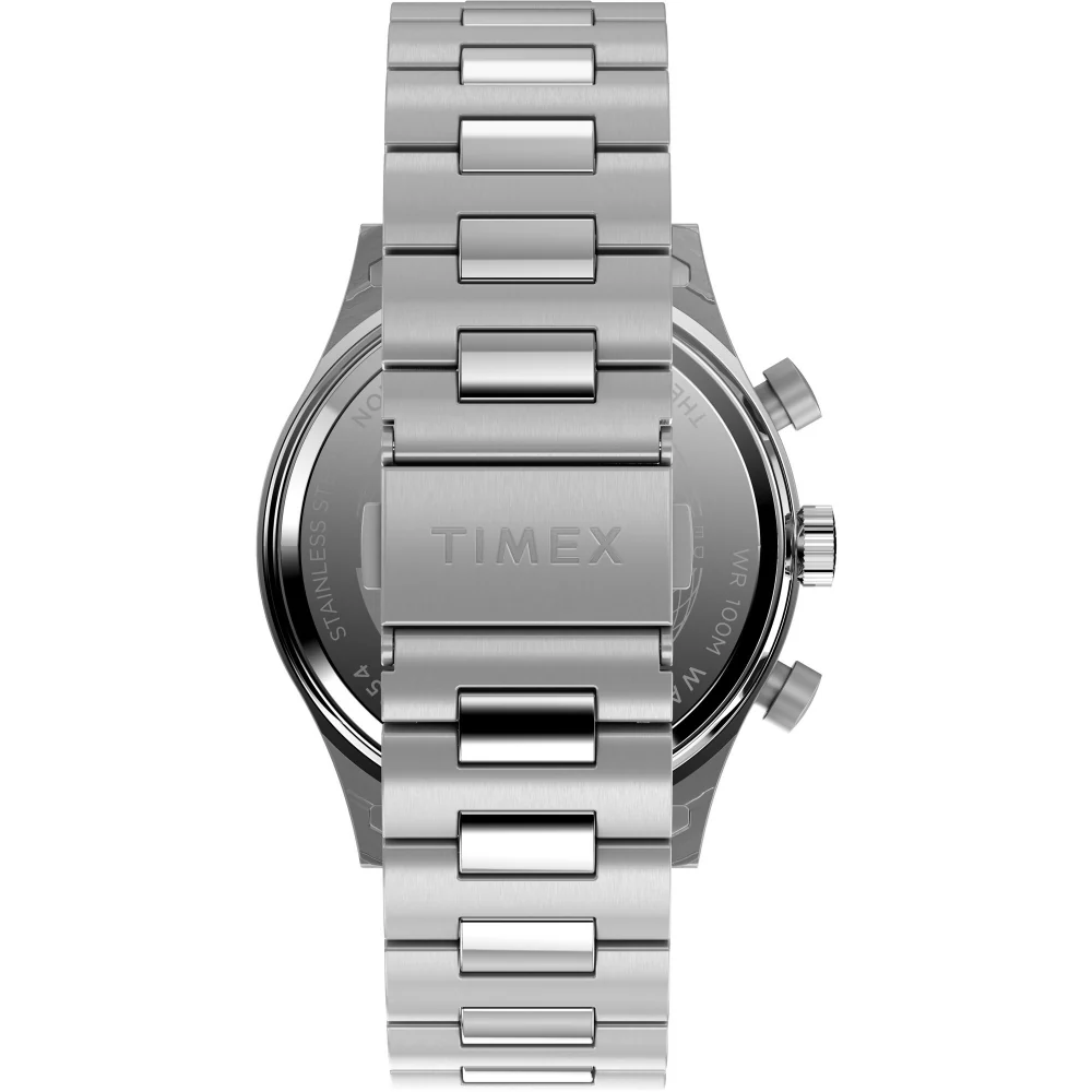 Waterbury Traditional Fly Back Chronograph 43mm Stainless Steel Bracelet Watch - Image 4