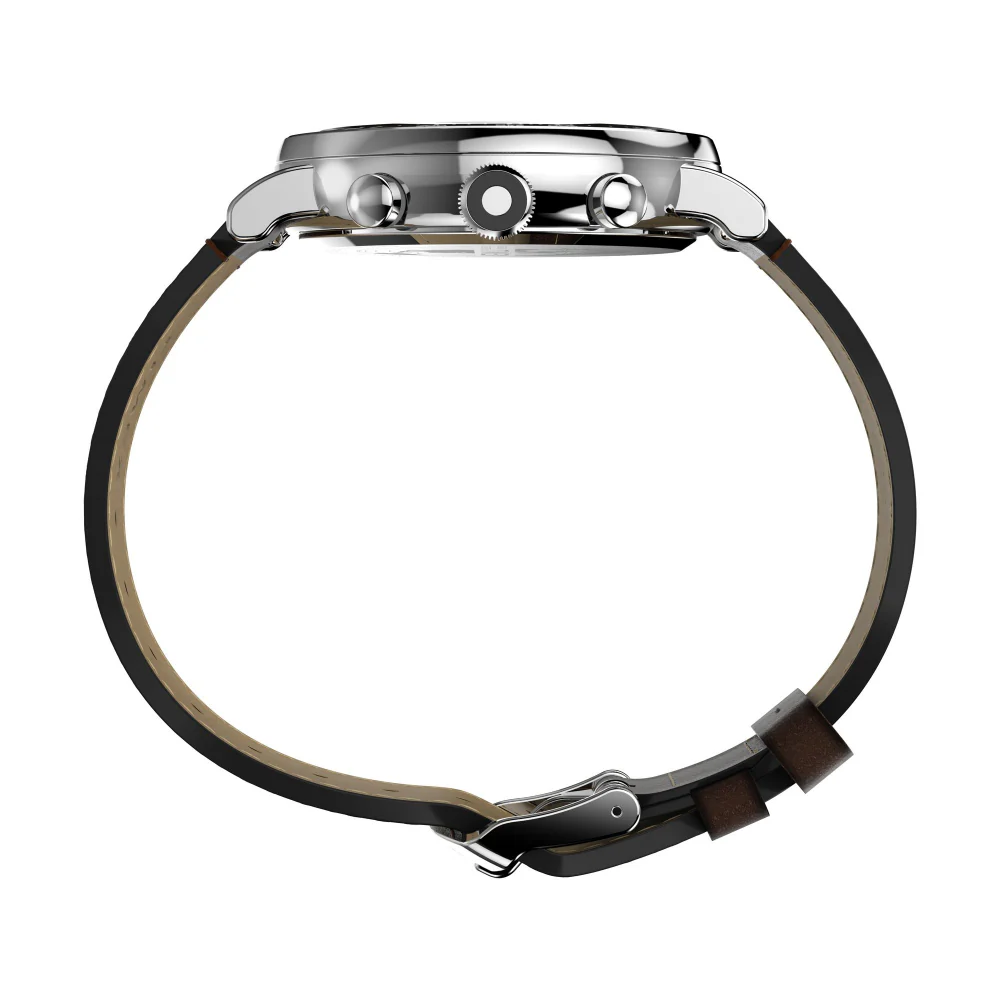 Waterbury Standard 43mm Leather Strap Watch - Image 5