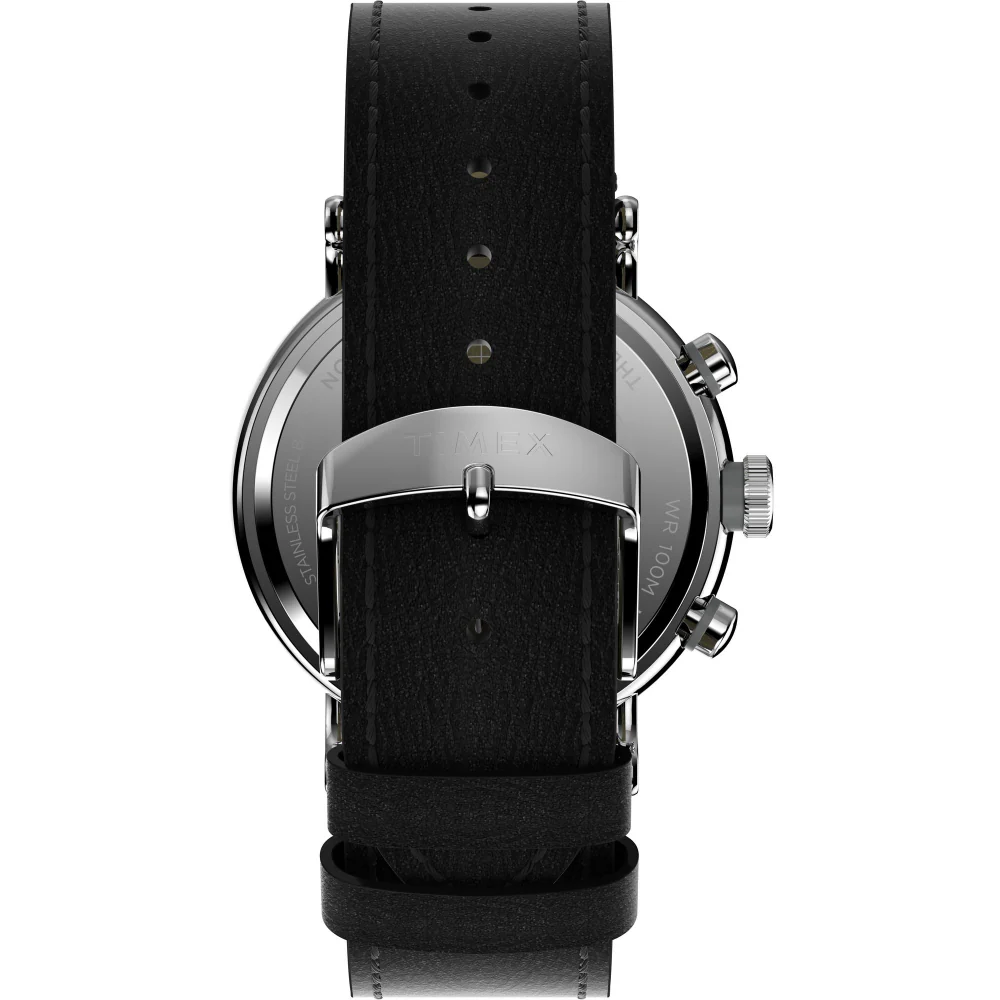 Waterbury Standard 43mm Leather Strap Watch - Image 4