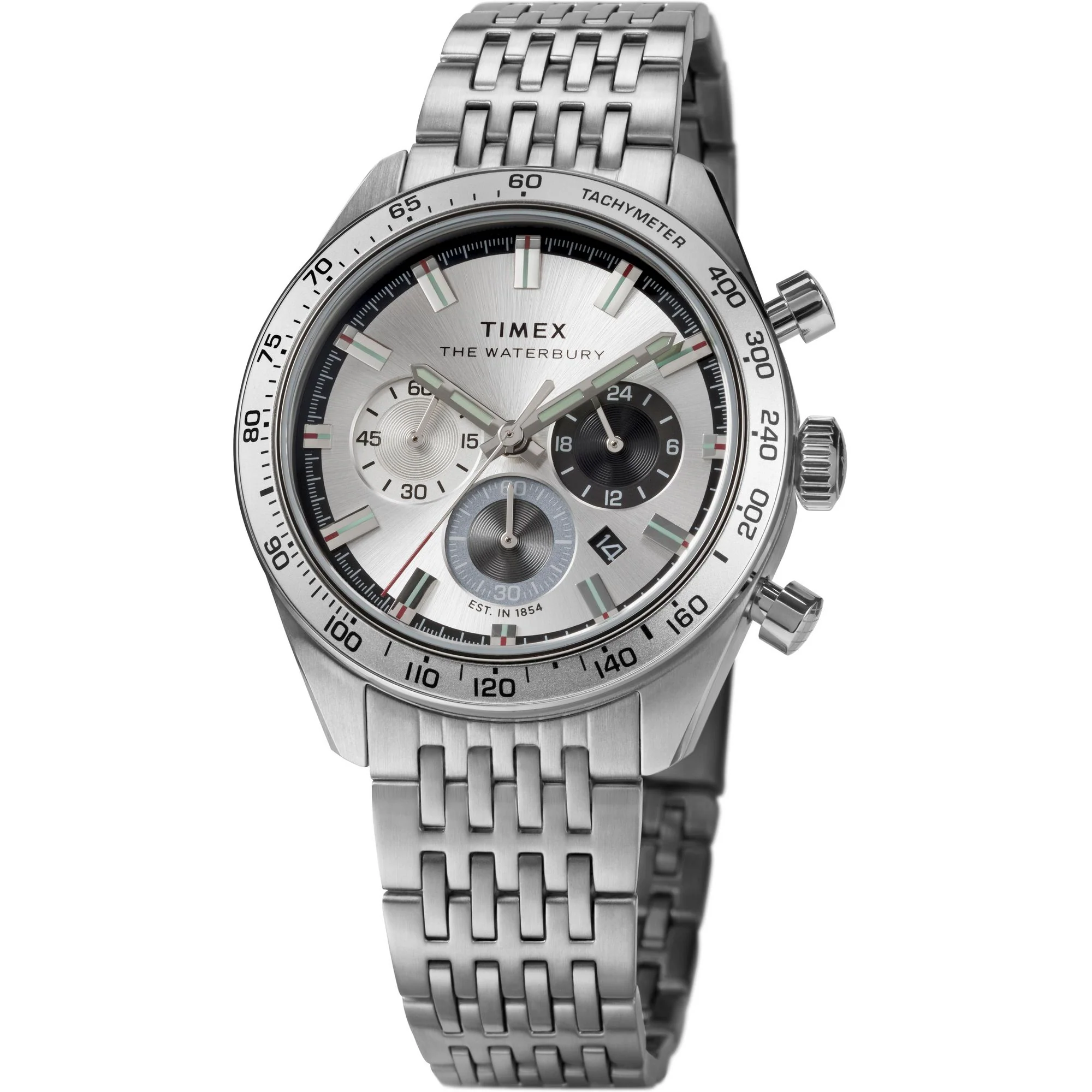 TIMEX Waterbury Silver-Tone Round Dial Analog Men's Watch - TW2Y18700UJ - Image 6