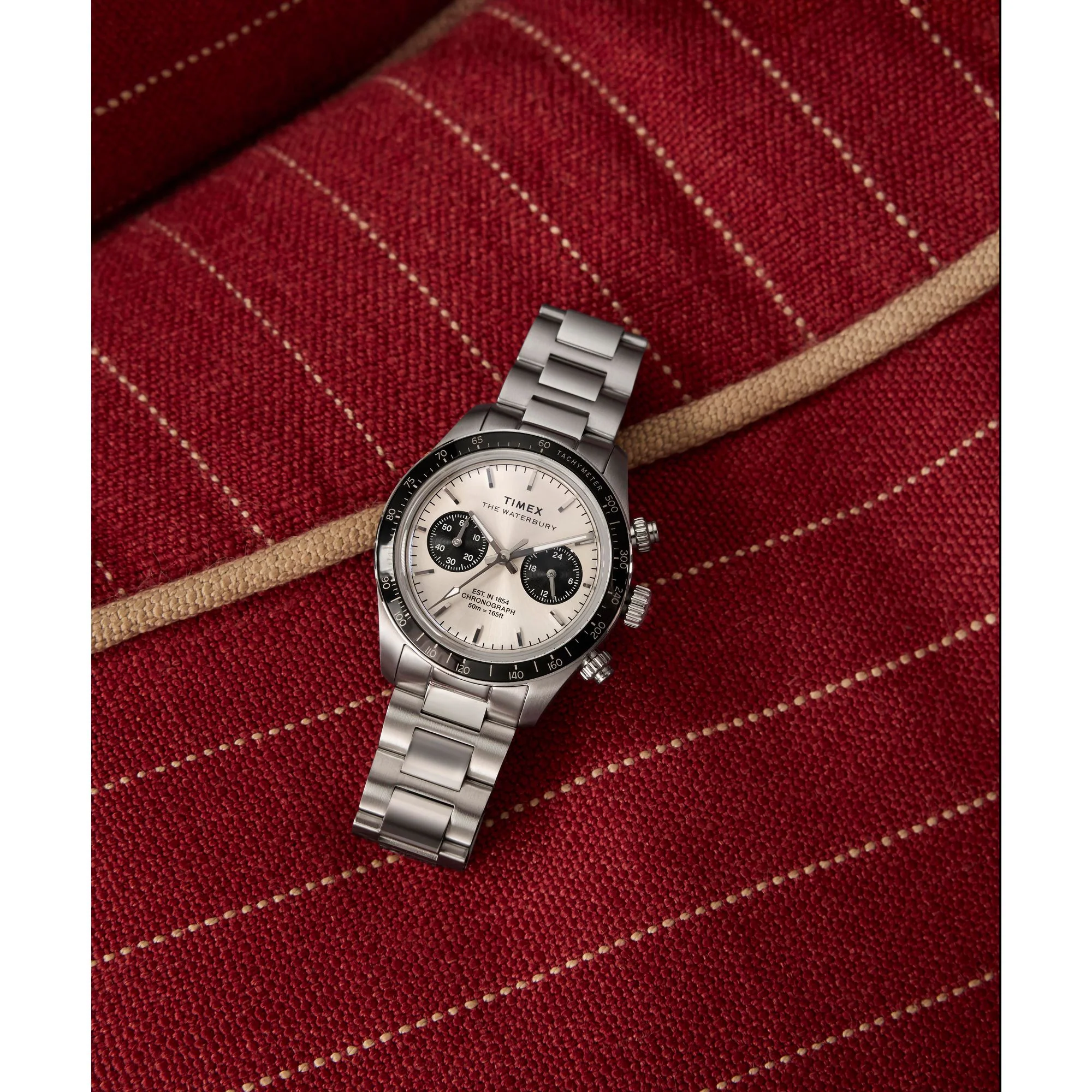 TIMEX Waterbury Silver-Tone Round Dial Analog Men's Watch - TW2Y19200UJ - Image 6