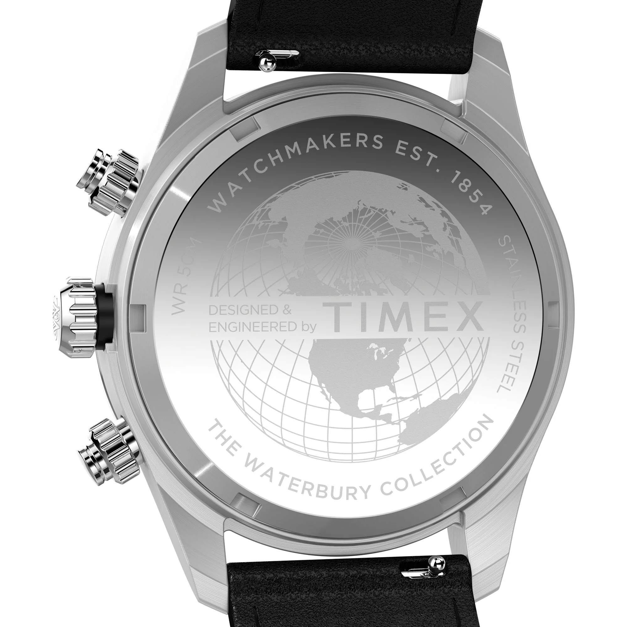 TIMEX Waterbury Silver-Tone Round Dial Analog Men's Watch - TW2Y19300UJ - Image 4