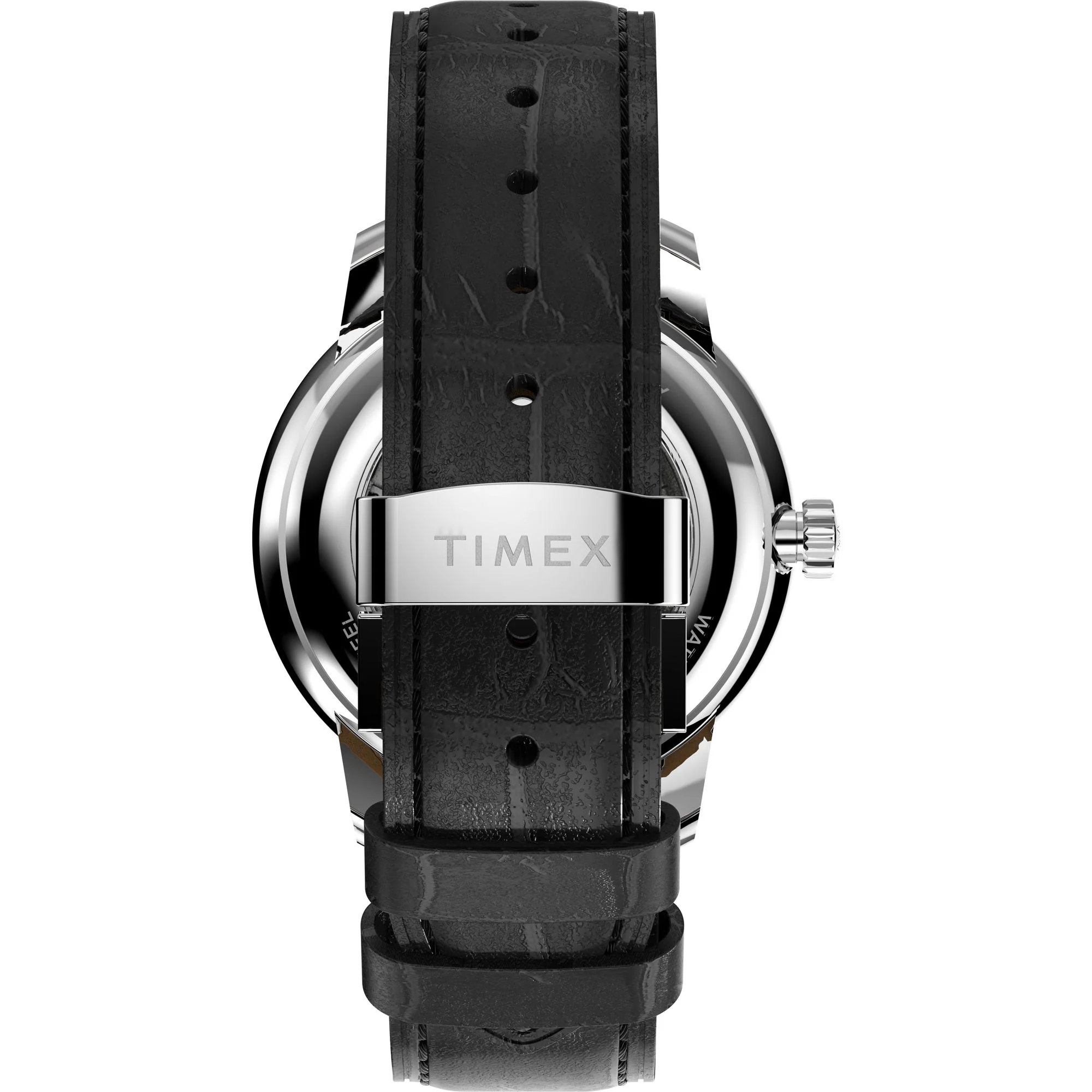 TIMEX Waterbury Silver-Tone Round Dial Mechanical Automatic Men's Watch - TW2Y22900UJ - Image 3