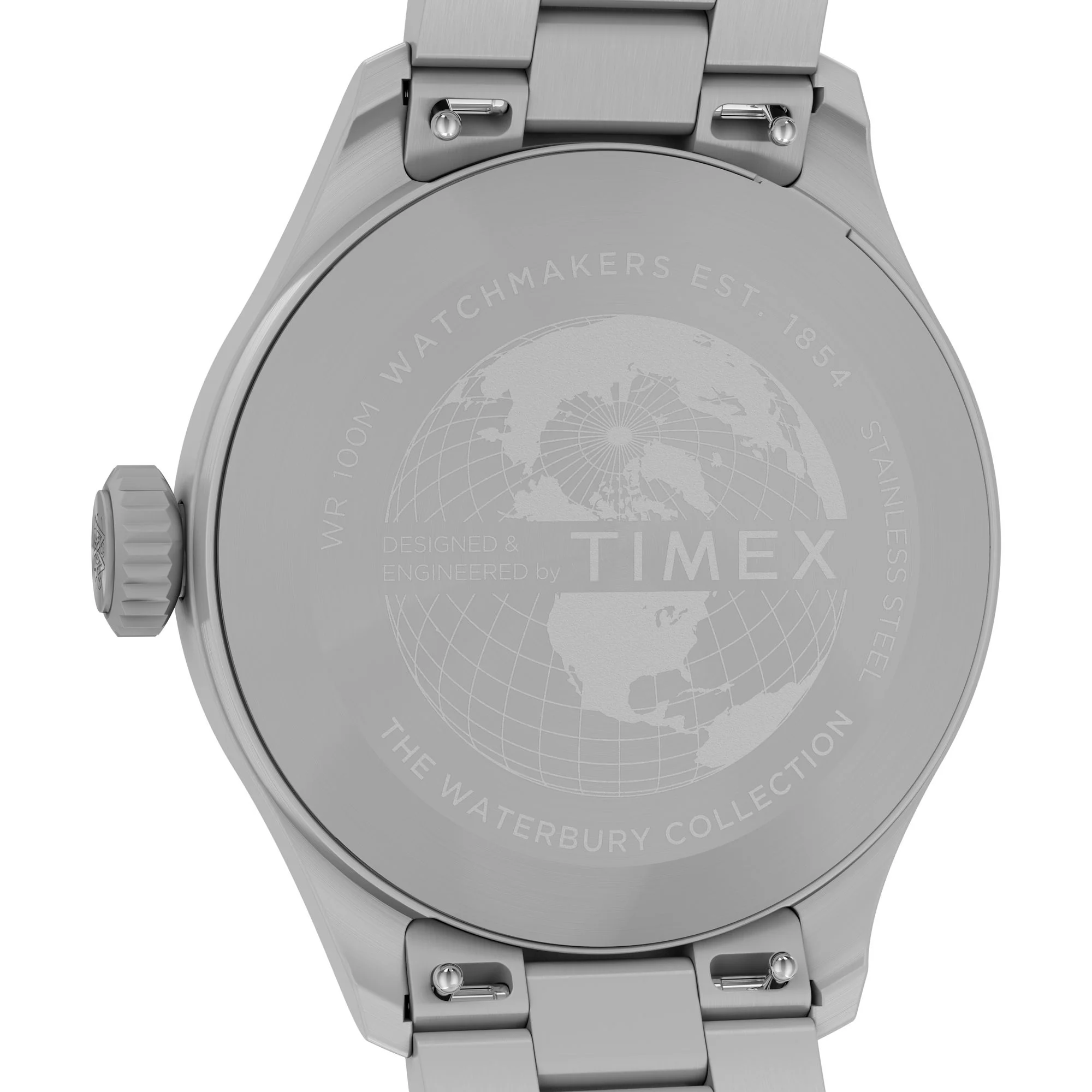 TIMEX Waterbury Traditional Silver Round Dial Analog Men's Watch - TW2Y18800UJ - Image 4