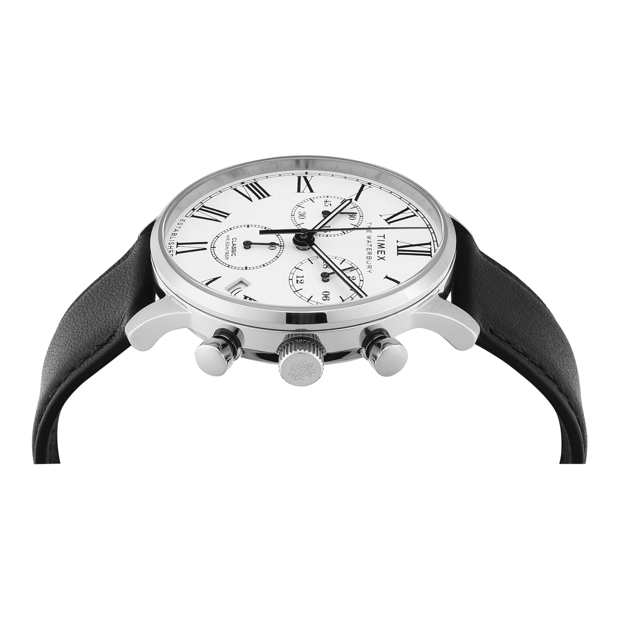 TIMEX WATERBURY White Round Dial Analog Men's Watch - TWEG26600 - Image 4