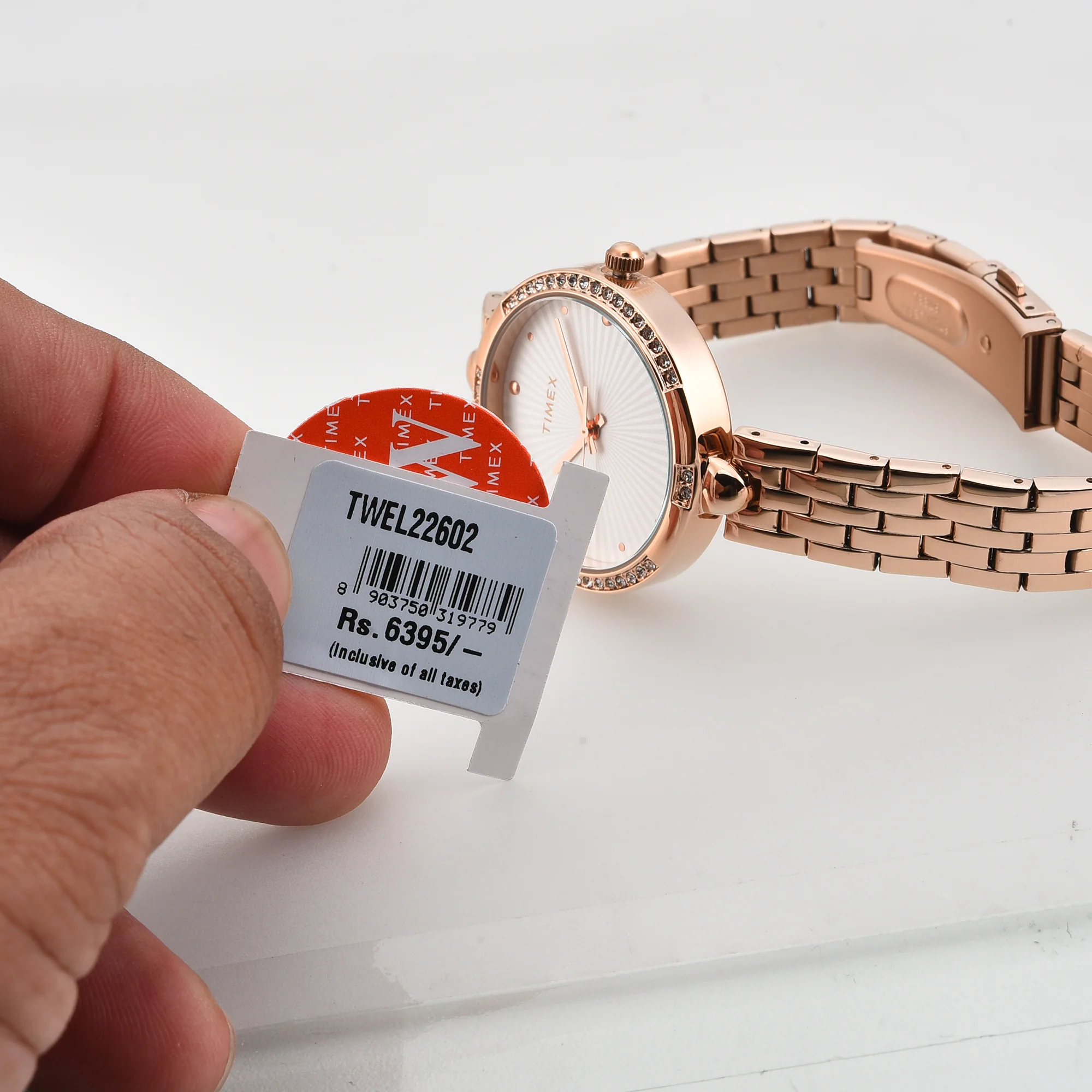 TIMEX White Round Dial Analog Women's Watch - TWEL22602 - Image 7
