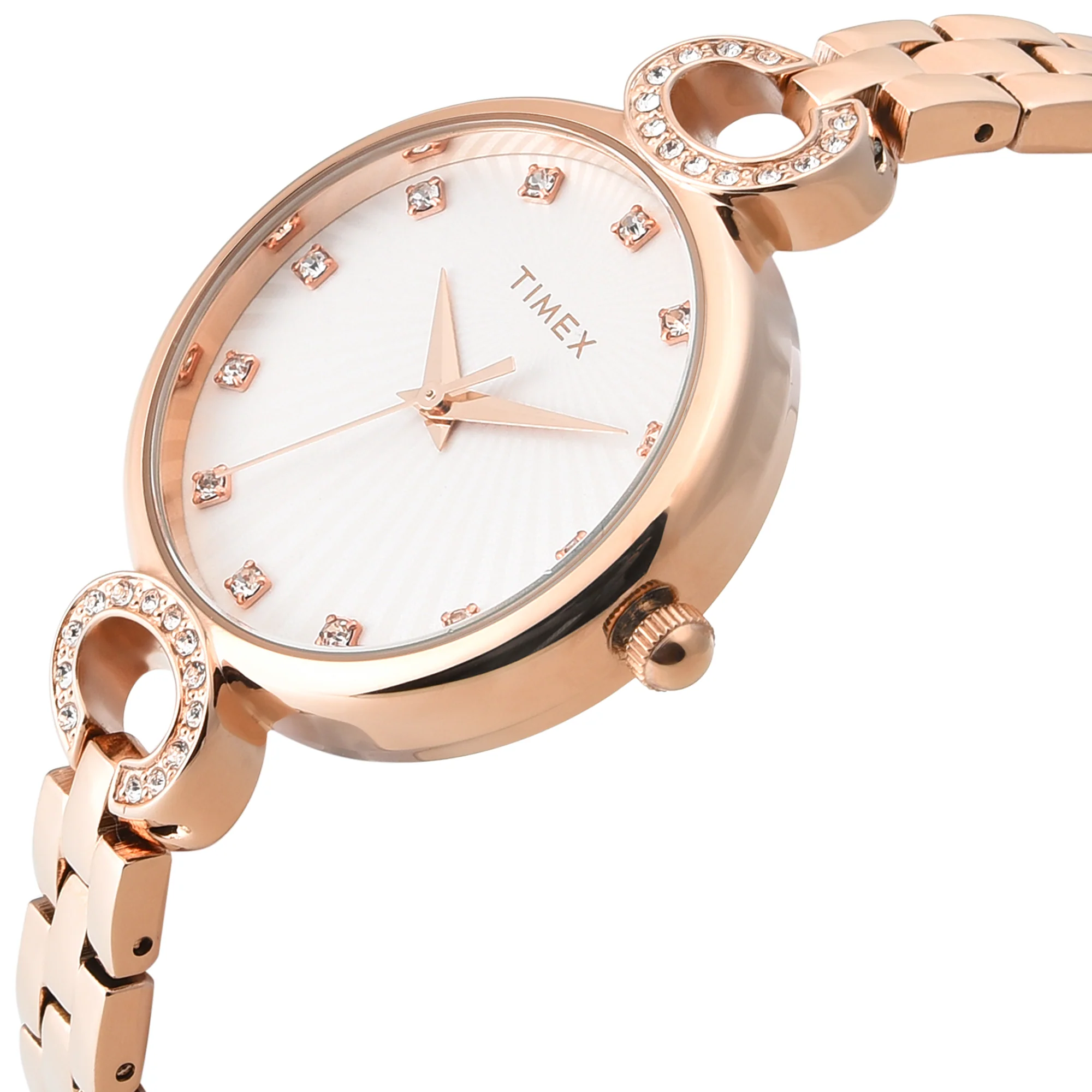 TIMEX White Round Dial Analog Women's Watch - TWEL22701 - Image 2