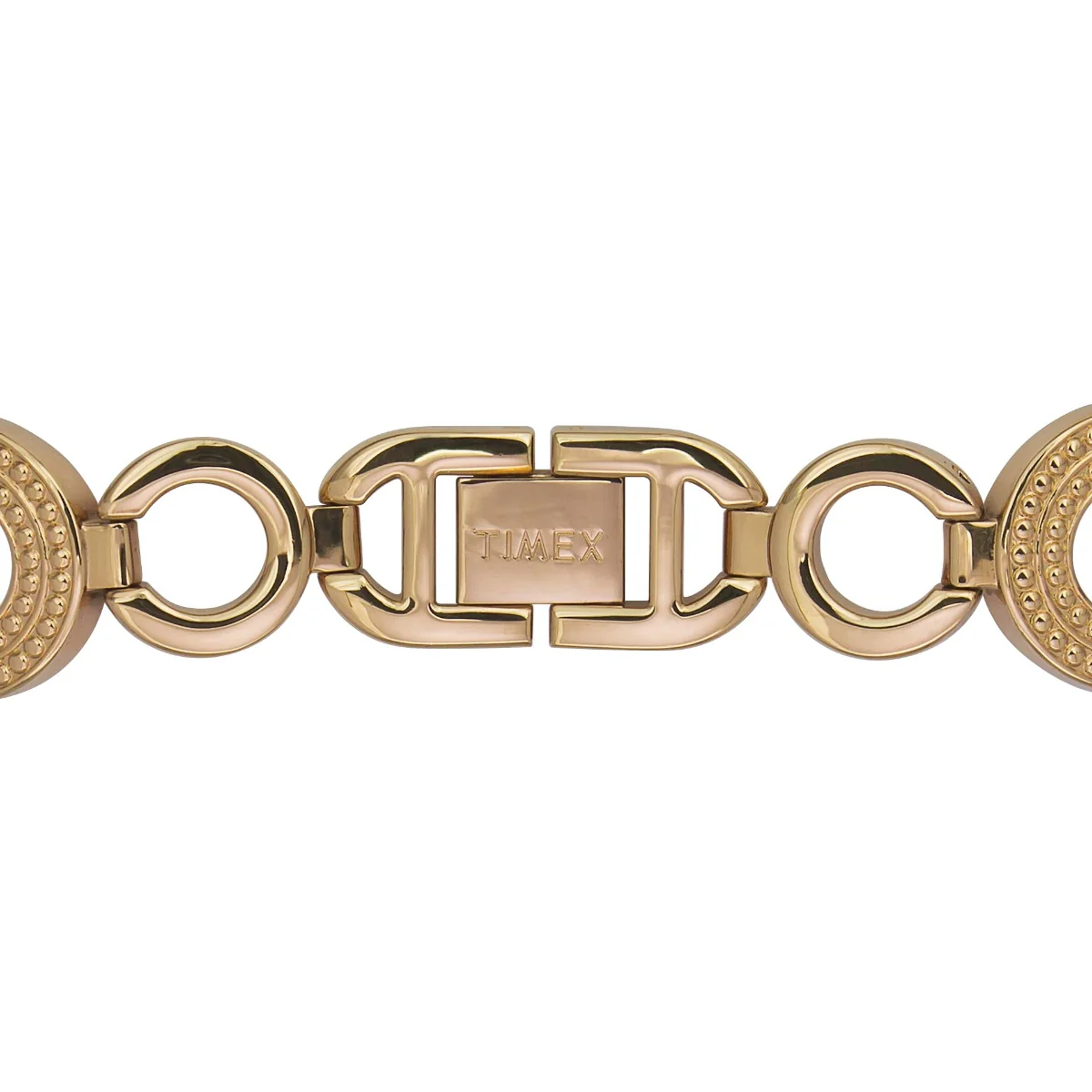 Timex Women Analog Rose Gold Round Brass Dial Watch- TWEL14102 - Image 3