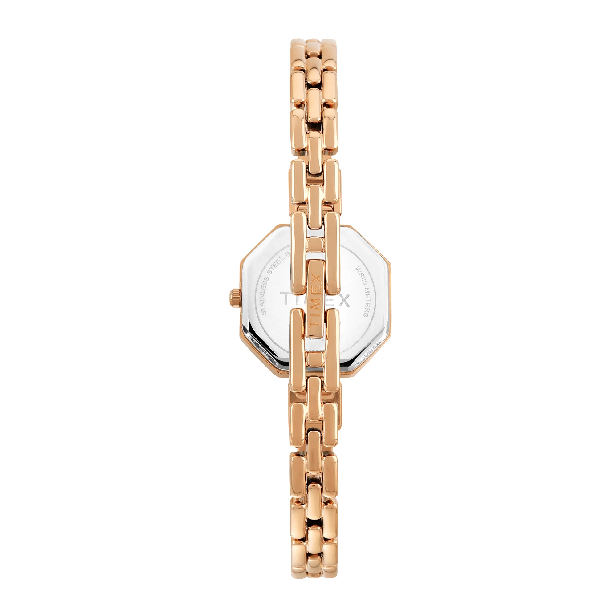 TIMEX Women Blue Octagonal Dial Analog Watch - TWEL195SMU03 - Image 5