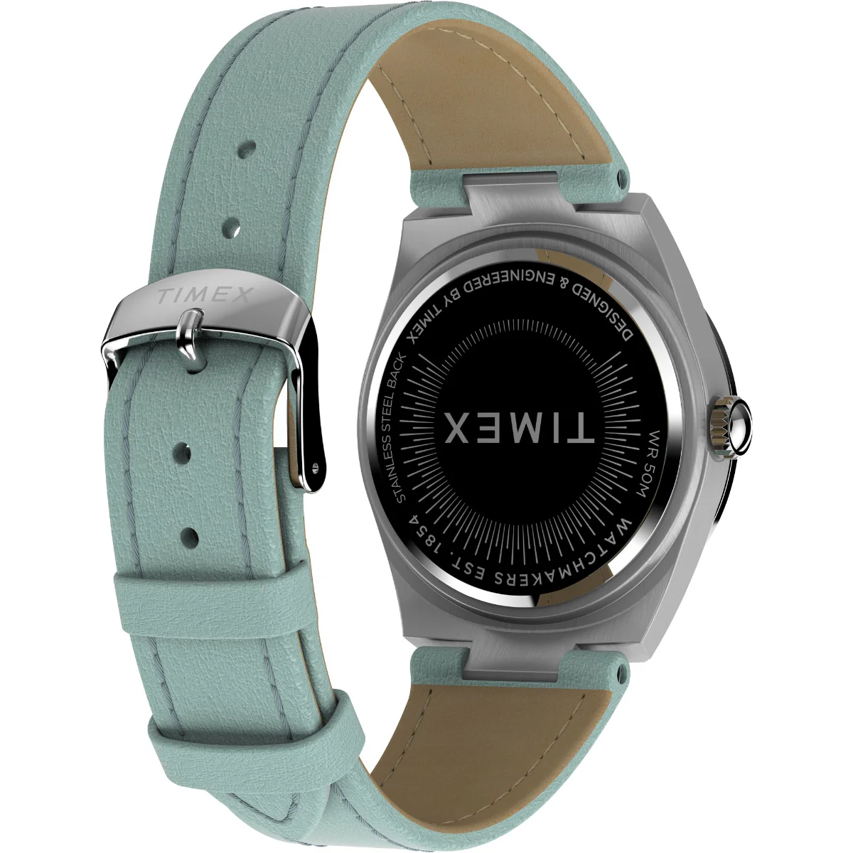 Simone Multifunction 38mm Leather Strap Watch - Image 2