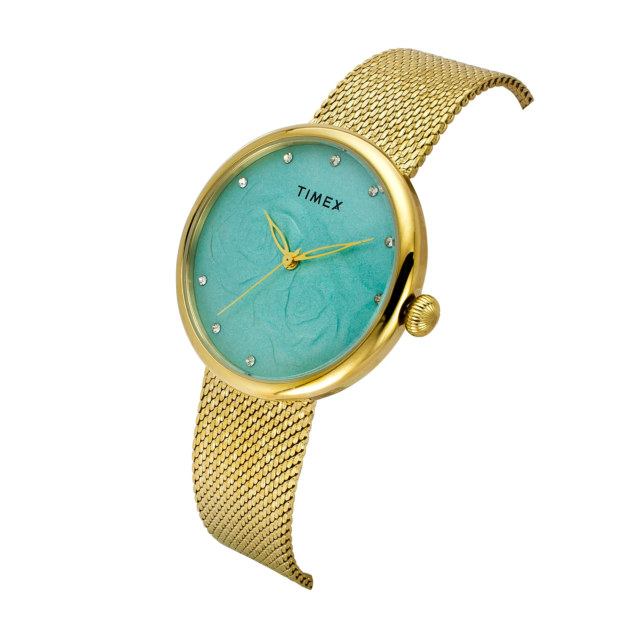 TIMEX Women Blue Round Dial Analog Watch - TWEL19301 - Image 2