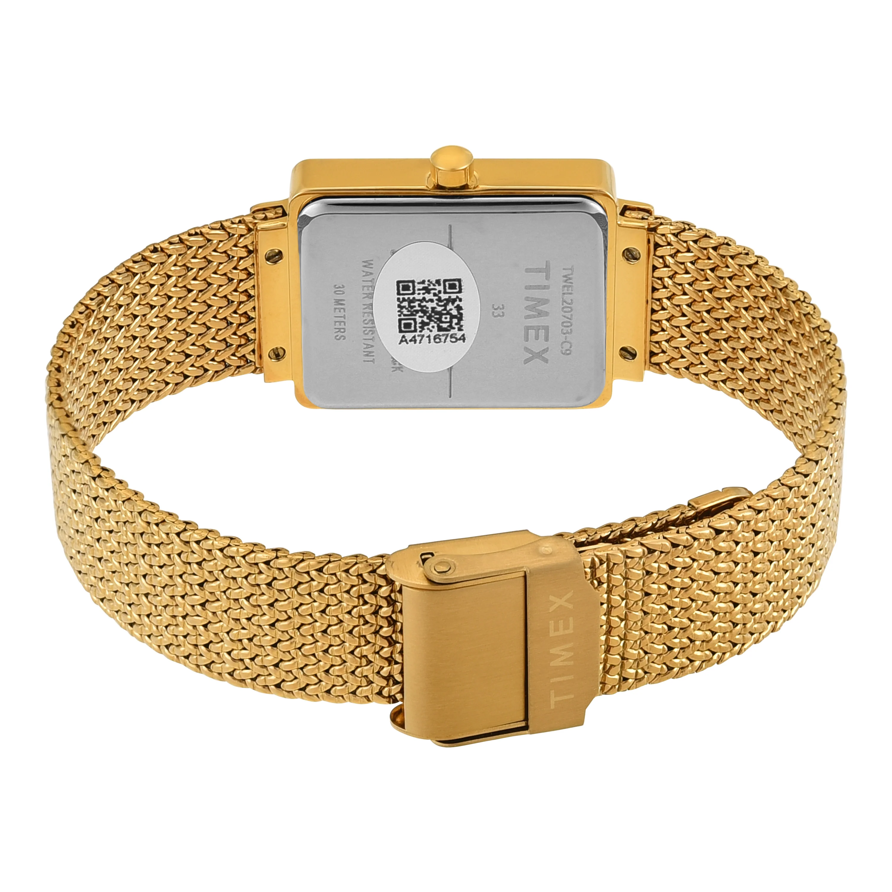 TIMEX Women Mother of Pearl Rectangle Dial Analog Watch - TWEL20703 - Image 5