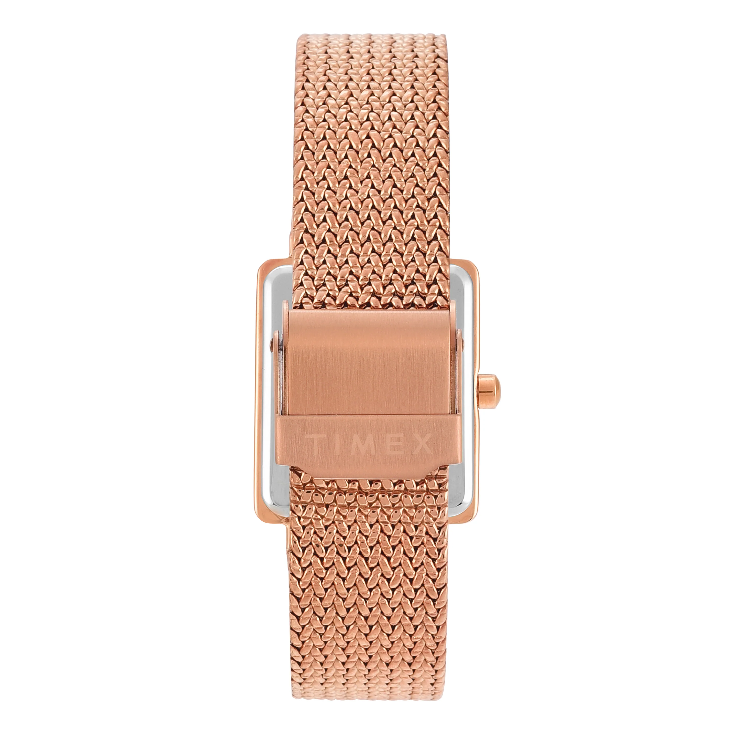 TIMEX Women Mother of Pearl Rectangle Dial Analog Watch - TWEL20704 - Image 6