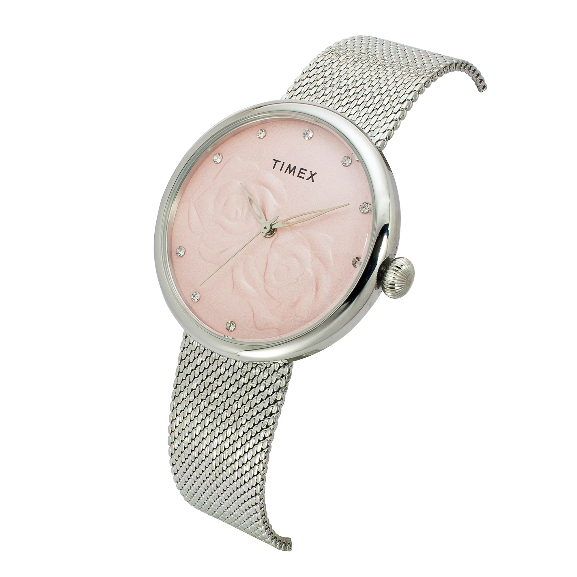 TIMEX Women Pink Round Dial Analog Watch - TWEL19300 - Image 2