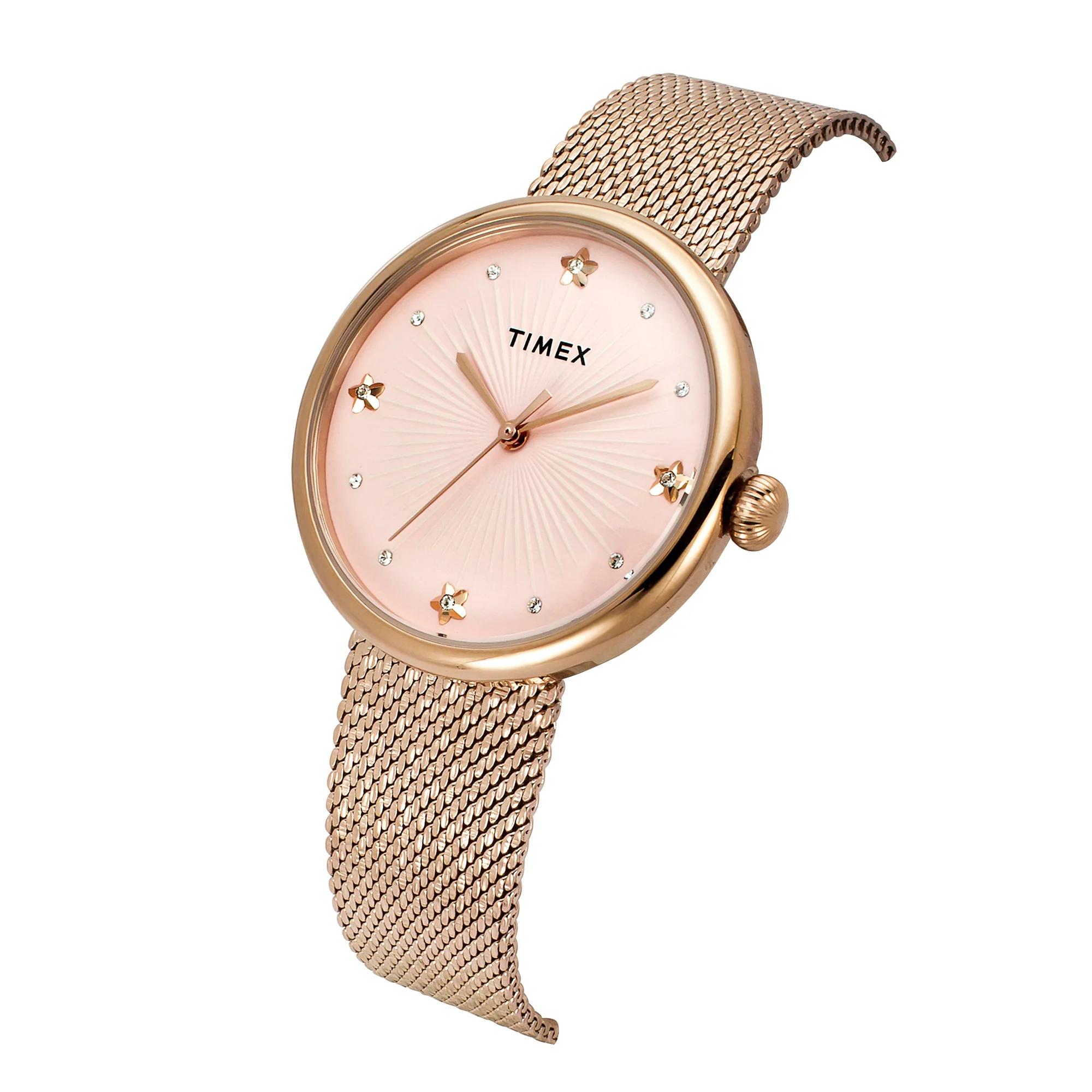 TIMEX Women Pink Round Dial Analog Watch - TWEL19304 - Image 2