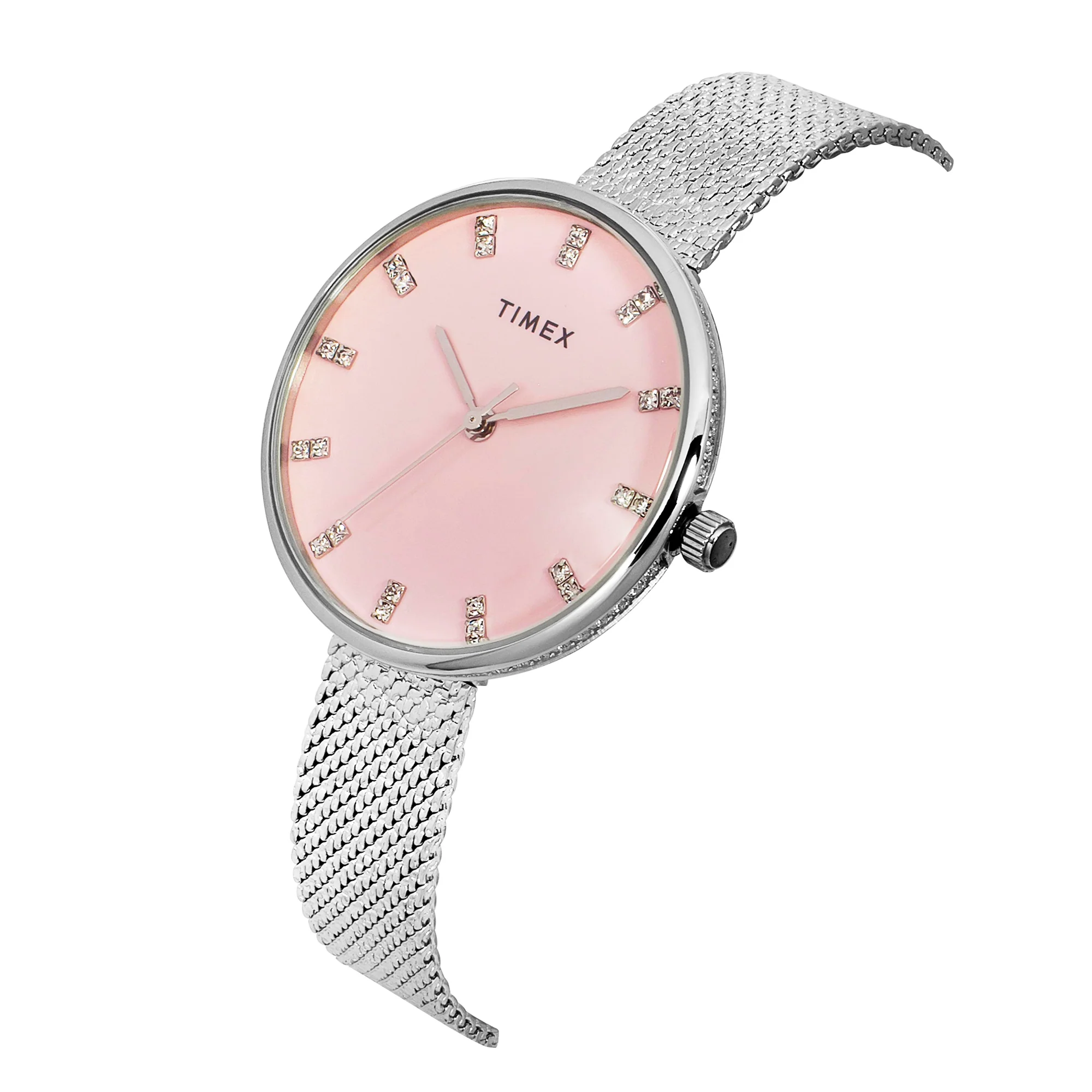TIMEX Women Pink Round Dial Analog Watch - TWEL21500 - Image 2