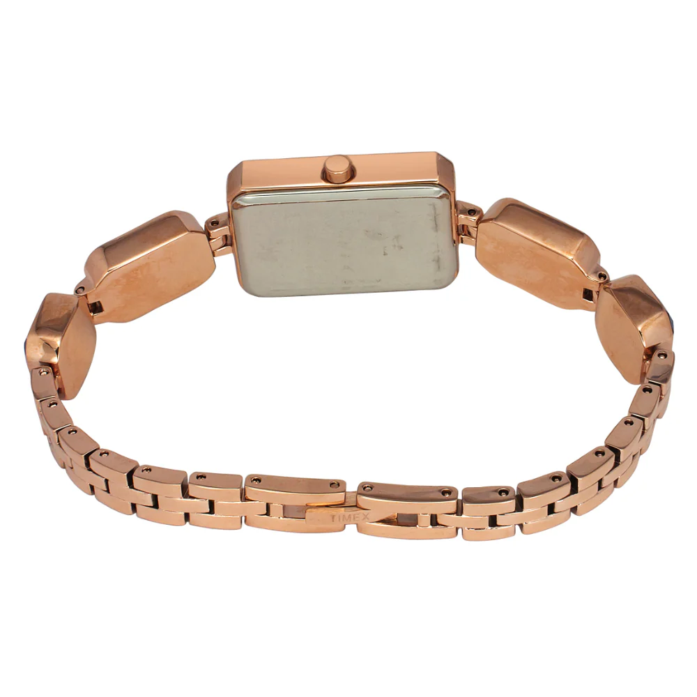 Timex Fria Women Silver Rectangular Analog Watch - TWEL16905 - Image 4