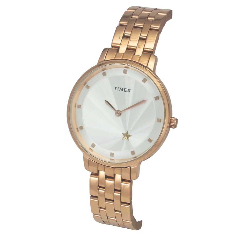 Timex Cosmic Awe Women 2 Hands Round Dial Silver Watch - TWEL19102 - Image 2
