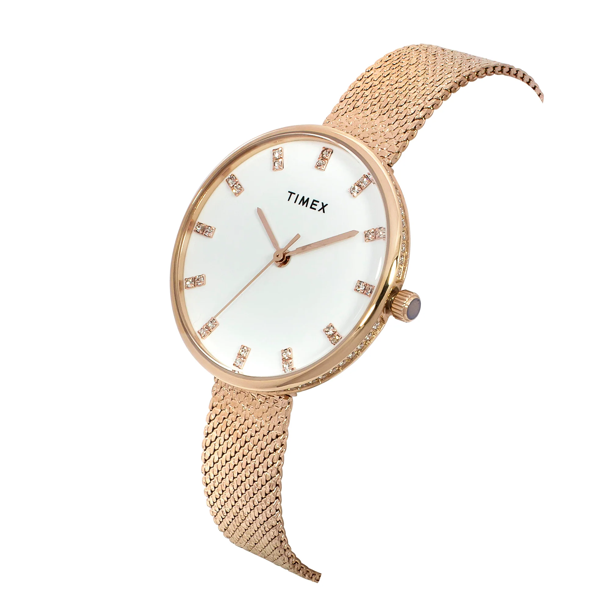 TIMEX Women White Round Dial Analog Watch - TWEL21502 - Image 2