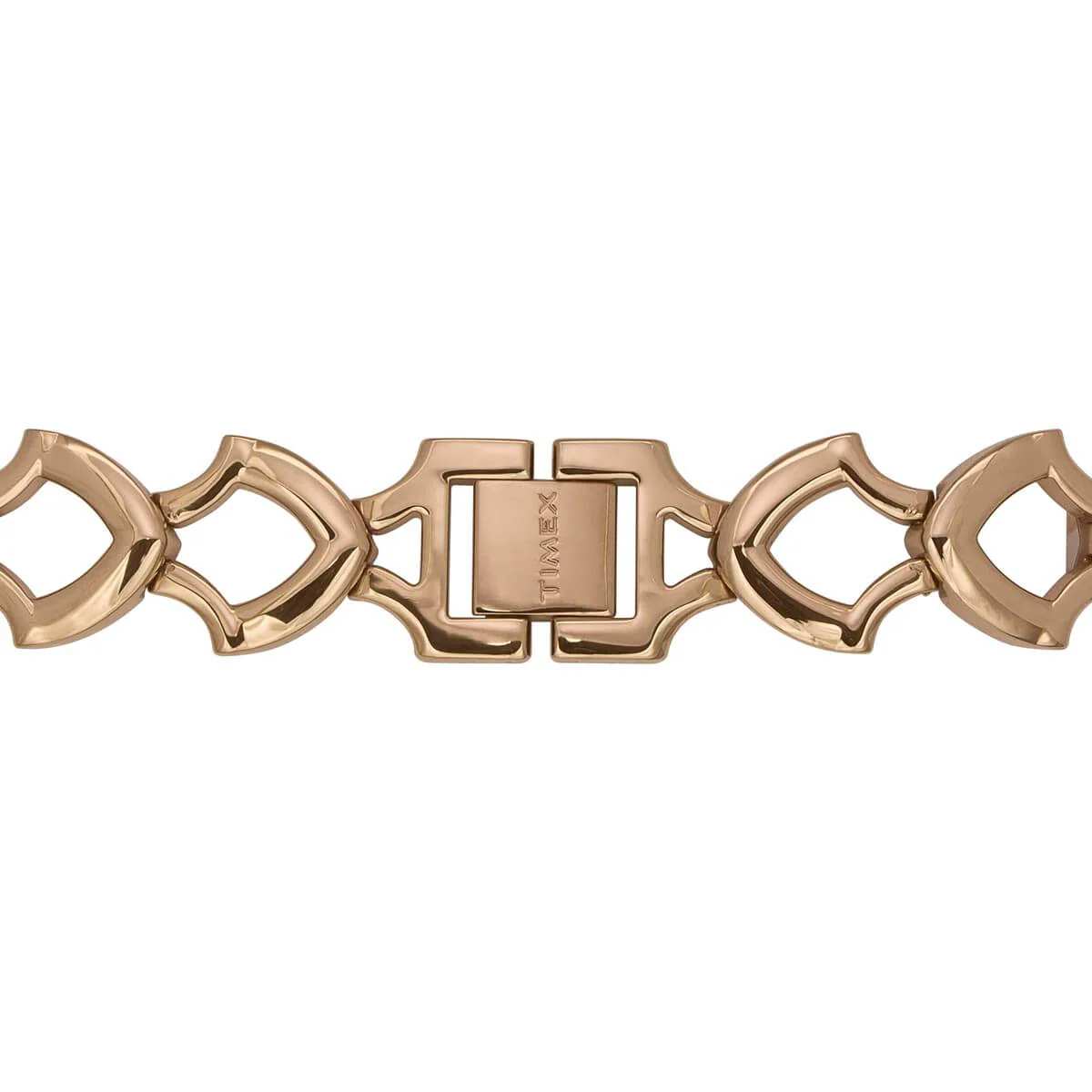Timex Fria Women's Rose Gold Dial Round Case 2 Hands Function Watch -TWEL14202 - Image 2
