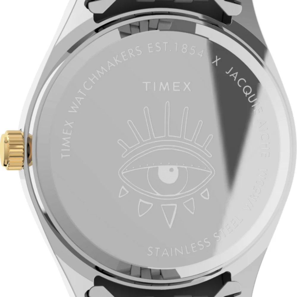 Timex x Jacquie Aiche 36mm Stainless Steel Bracelet Watch - Image 4