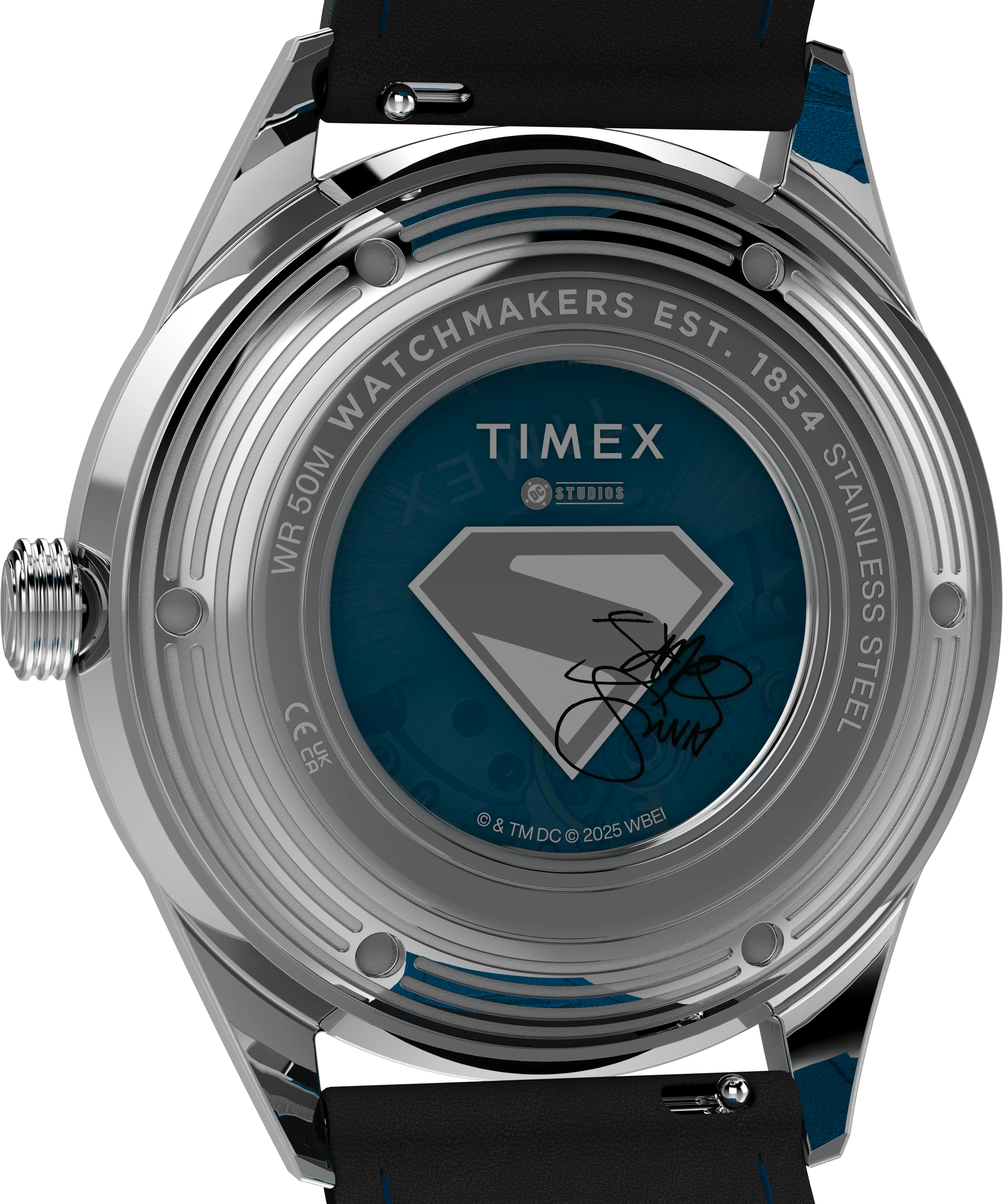 Coming Soon - Timex Superman Marlin® Jet Automatic 38mm Leather Strap Watch - Image 4