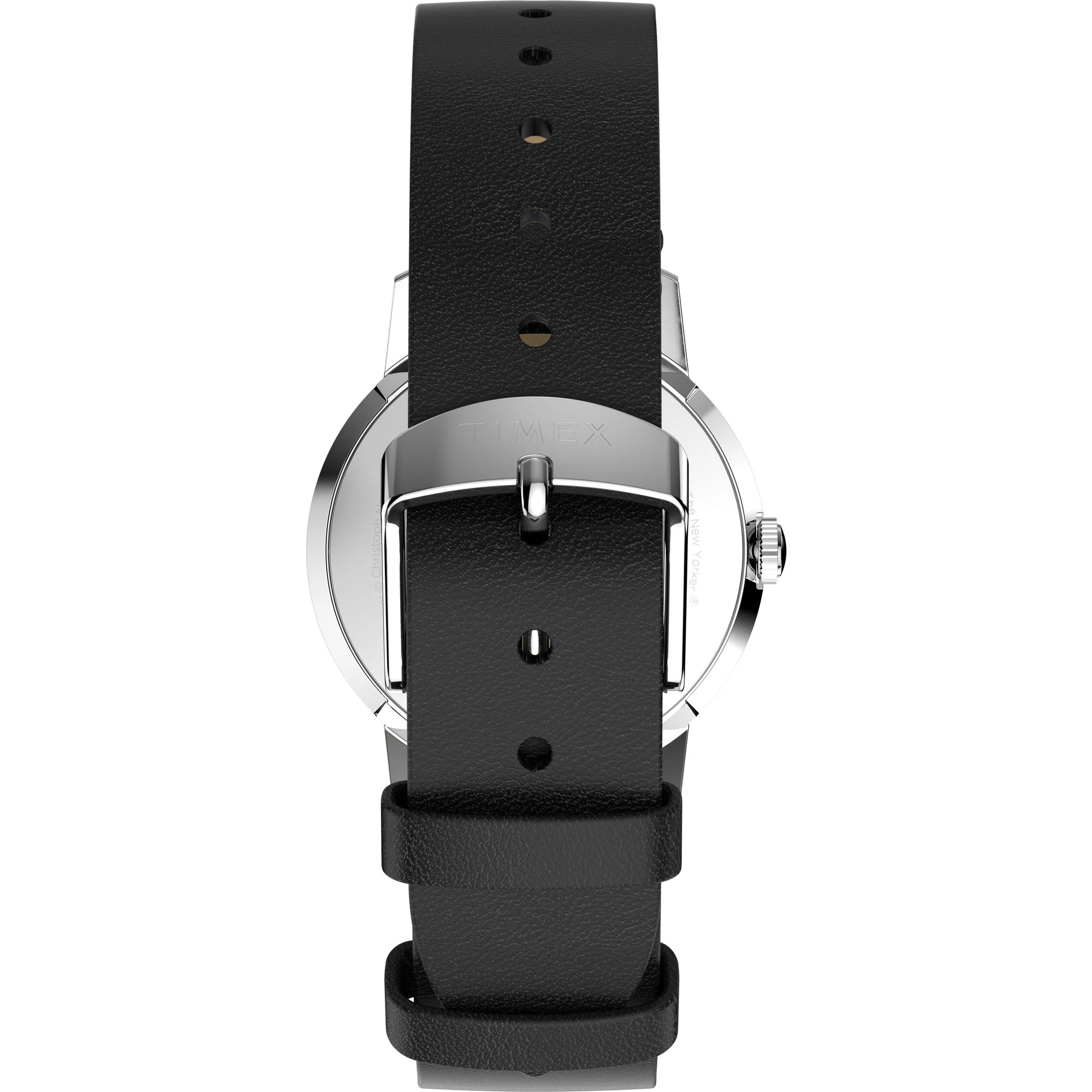 Timex x The New Yorker Marlin® Hand Wind 34mm Leather Strap Watch - TWG066100X6 - Image 3
