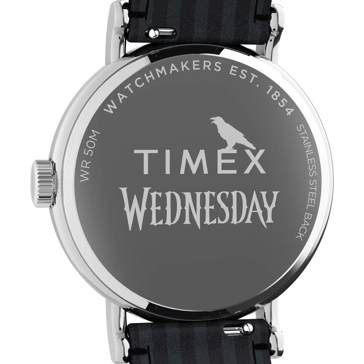 Timex x Wednesday Weekender 37mm Leather Strap Watch - TW2Y19400X6 - Image 3