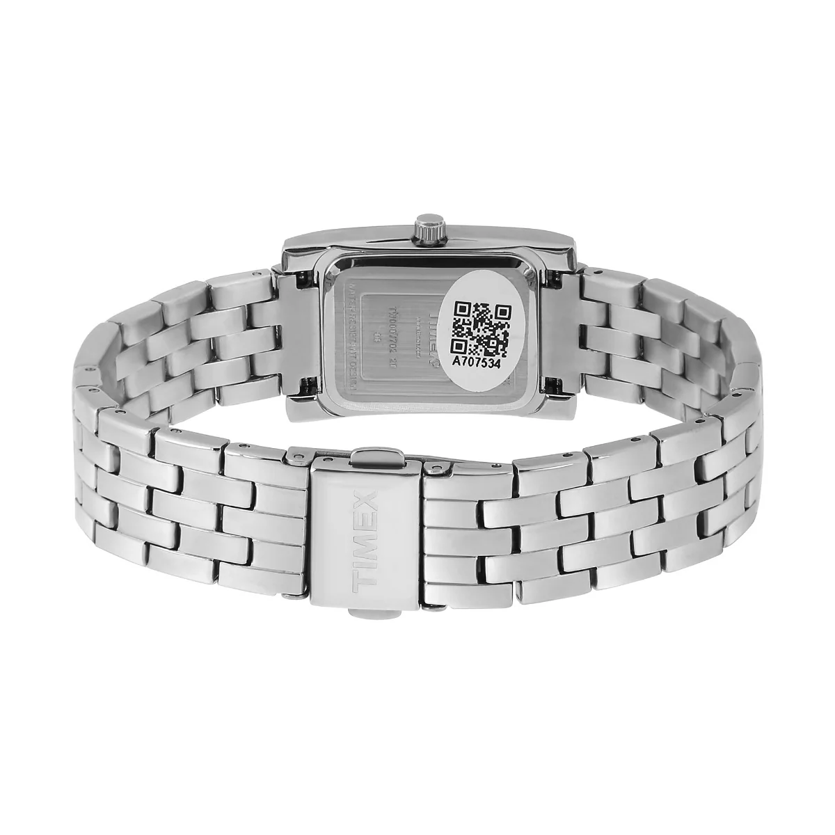 Timex Fashion Women's Black Dial Rectangle Case 3 Hands Function Watch -TW000Y702 - Image 4
