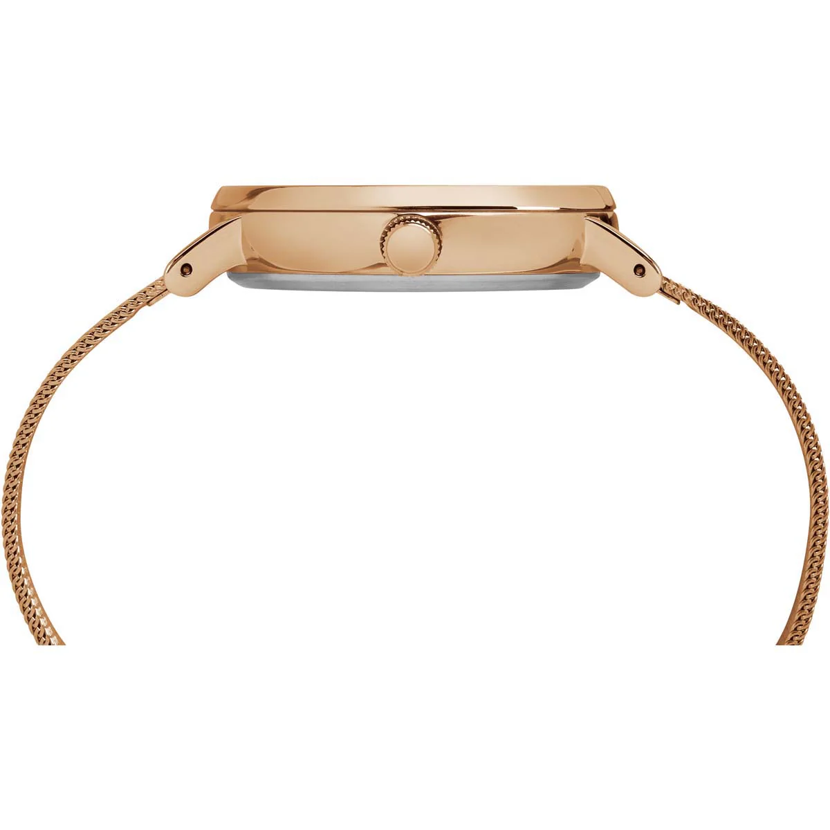 Timex Global Women's Rose Gold-Tone Dial  Case Stainless-Steel-Mesh-Bracelet Function Watch -TW2R26400 - Image 2