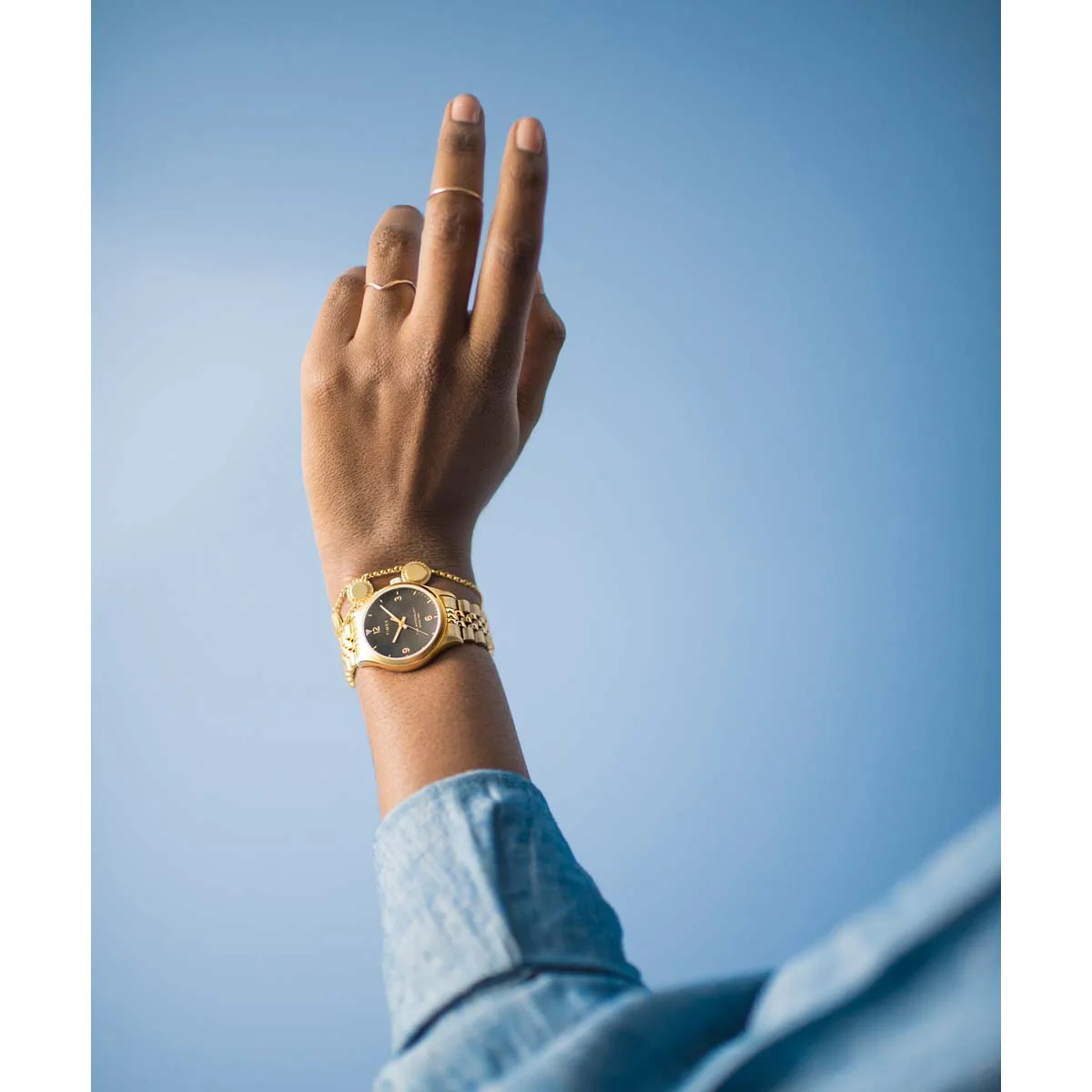 Timex Global Women's Rose Gold-Tone Dial  Case Stainless-Steel Function Watch -TW2R69600 - Image 8