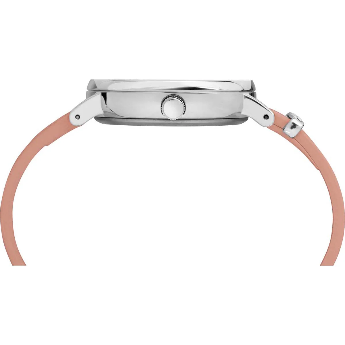 Timex Essential Collection Women's Quartz Analog Silver-Tone Dial Round Case Designed-with-Crystals Function Watch -TW2R70400 - Image 2