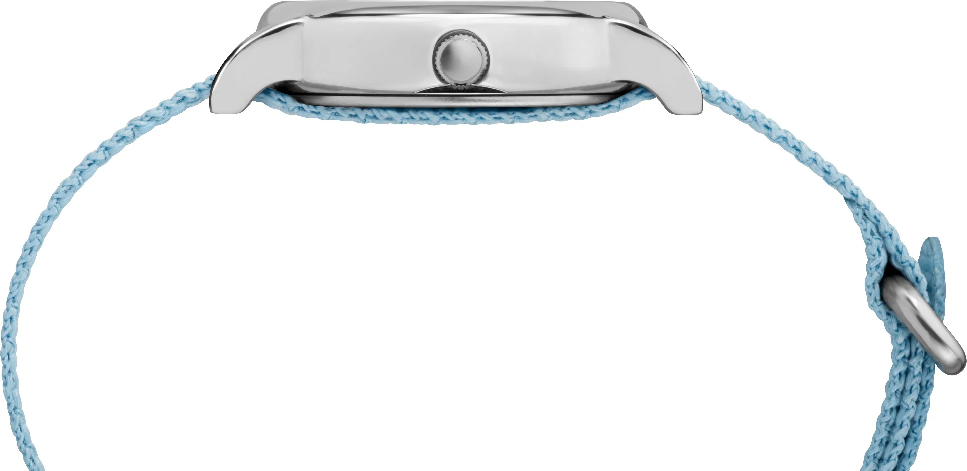 Timex Global Women's Chrome Dial  Case Fabric-Strap Function Watch -TW2R80600 - Image 2