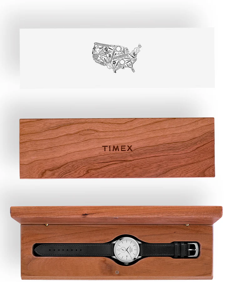 Timex American Documents Men's Swiss Quartz Analog Stainless Steel Dial Round Case Leather-Strap Function Watch -TW2R82800 - Image 12