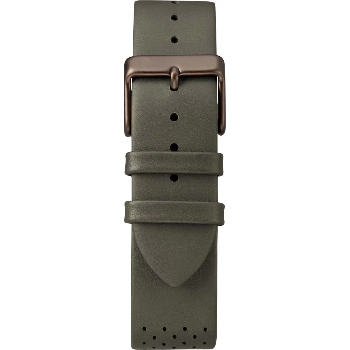 Timex Essential Collection Men's Quartz Analog Gray Dial Round Case Leather-Strap Function Watch -TW2R97800 - Image 3