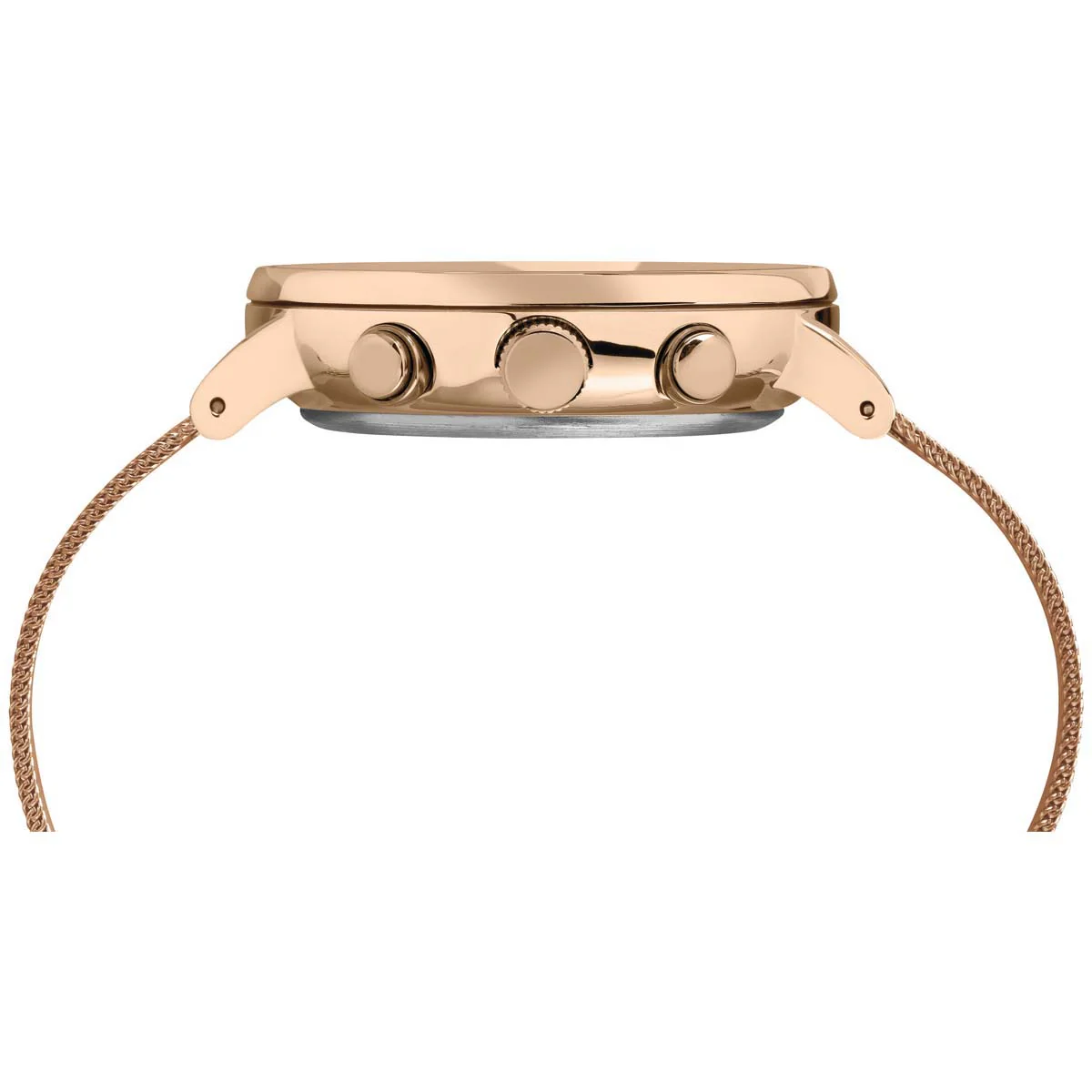 Timex Essential Collection Men's Quartz Analog Rose Gold-Tone Dial Round Case Adjustable-Stainless-Steel-Bracelet Function Watch -TW2T37200 - Image 2