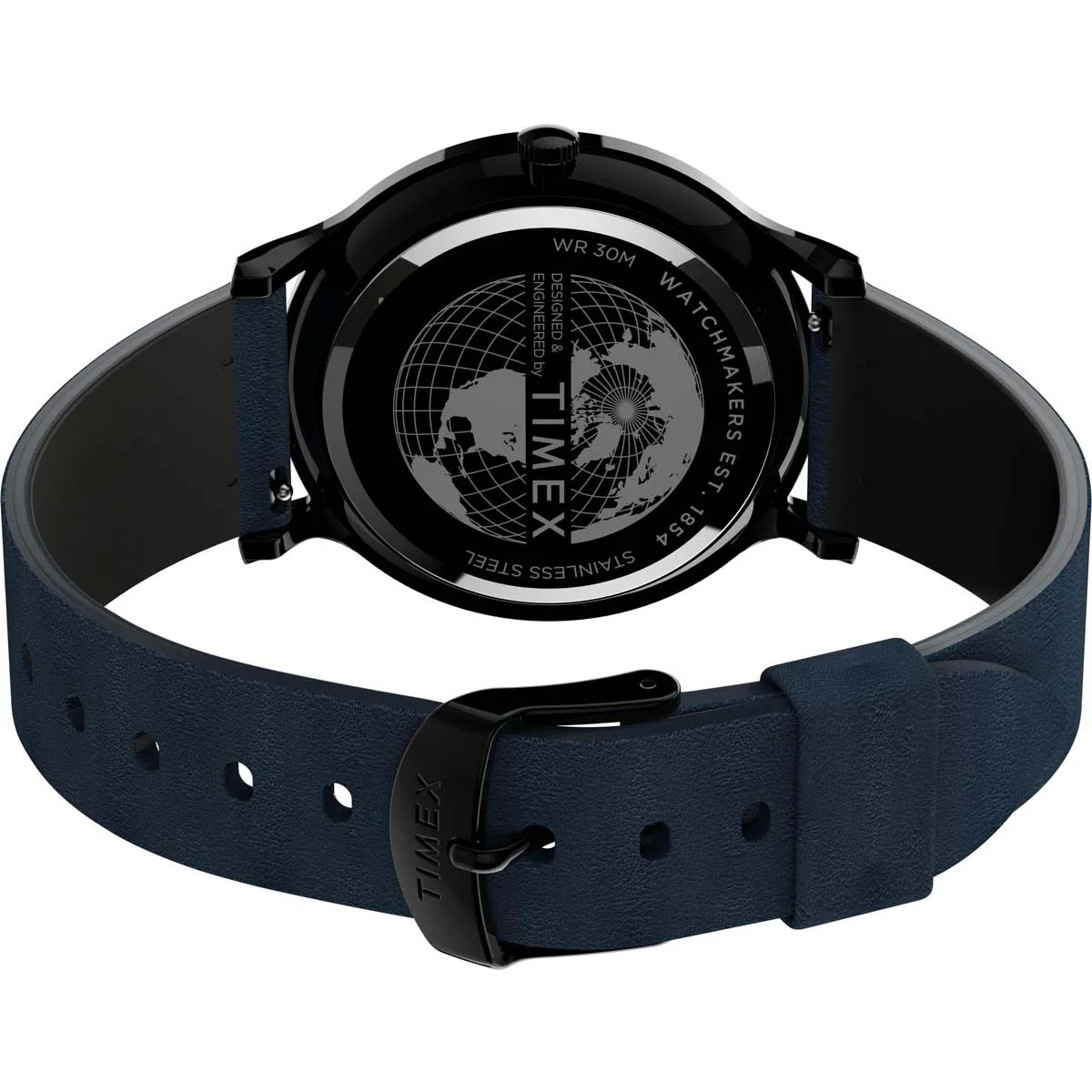 Timex Multifunctonal Men's Analog Blue Dial Coloured Quartz Watch, Round Dial with 40 mm Case width - TW2T66200UJ - Image 4