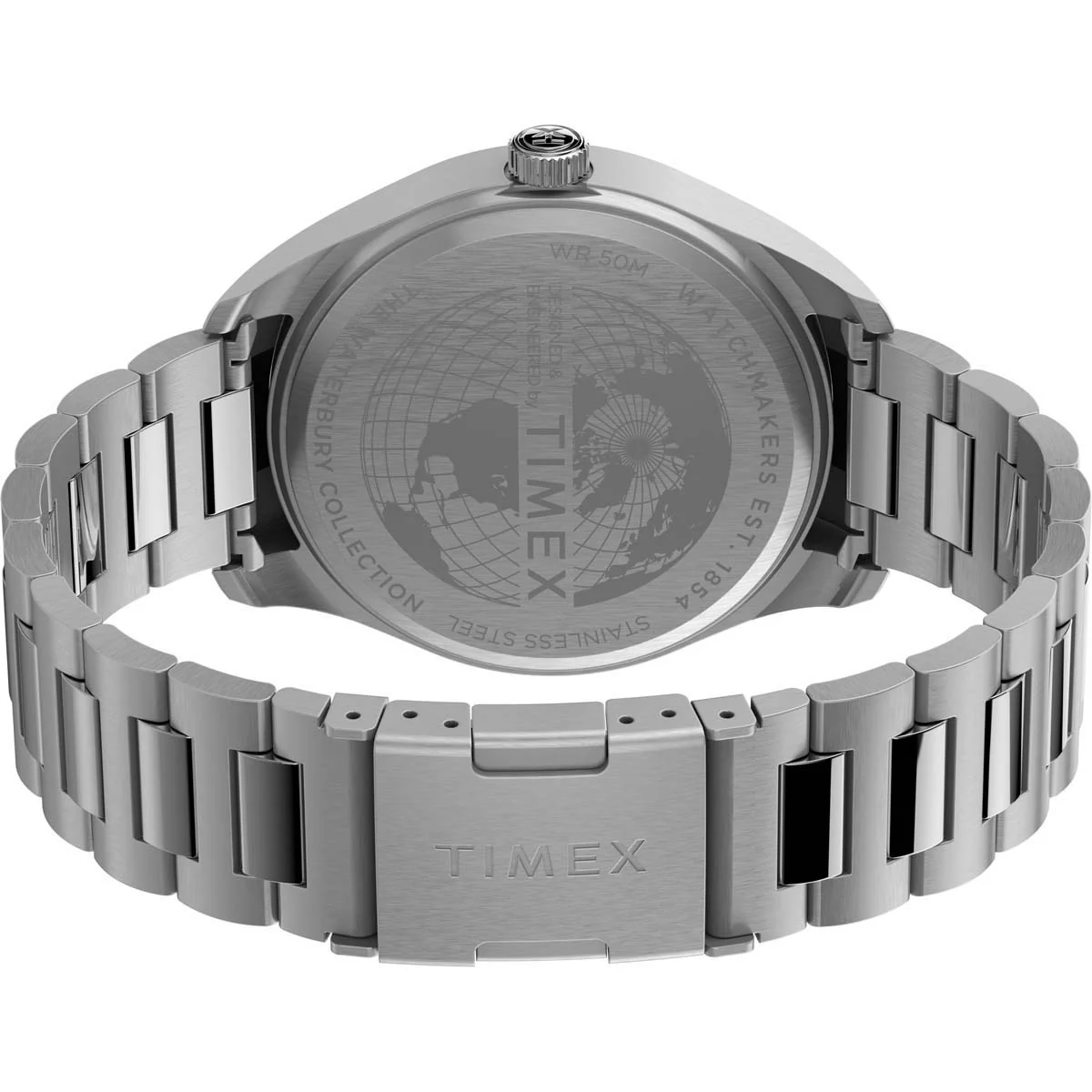 Timex Heritage Collection Men's Quartz Analog Stainless Steel Dial Round Case Stainless-Steel Function  Watch -TW2T70800 - Image 4
